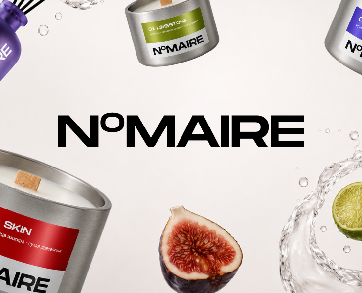 N°MAIRE | BRAND IDENTITY & PACKAGING FOR HOME FRAGRANCE — Брендинг на Dprofile