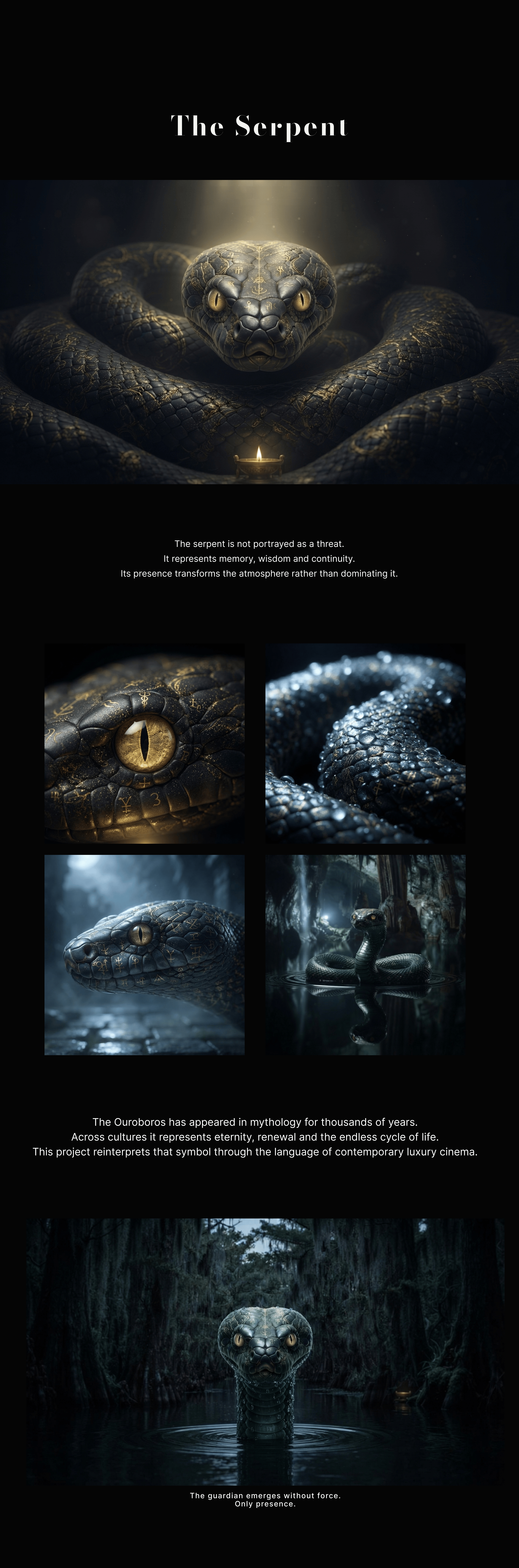 Uroboros — A Luxury Fragrance Concept — Изображение №5 — Маркетинг, Нейро на Dprofile
