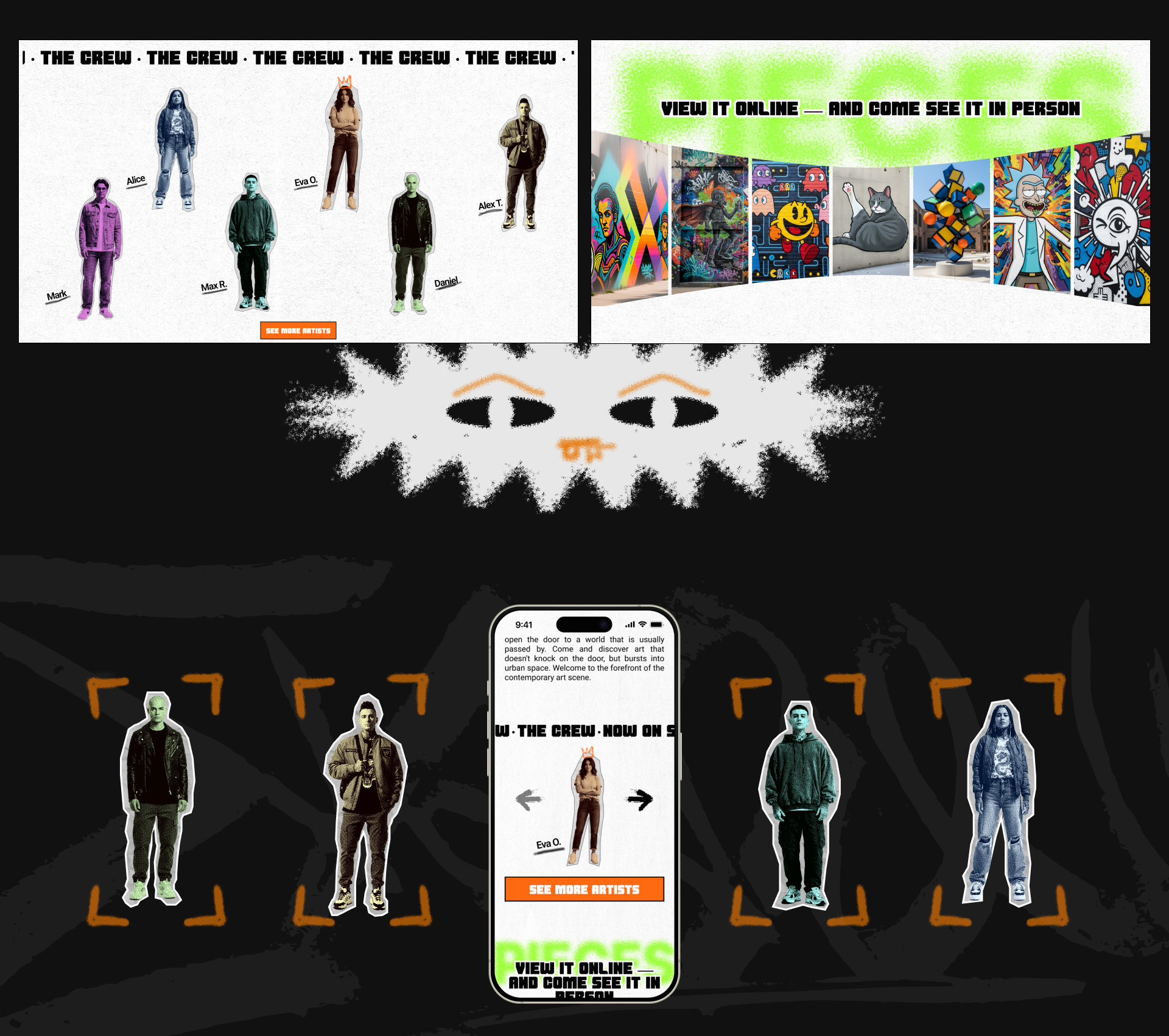 WALLZ. Street art gallery | Corporate website — Изображение №5 — Интерфейсы на Dprofile