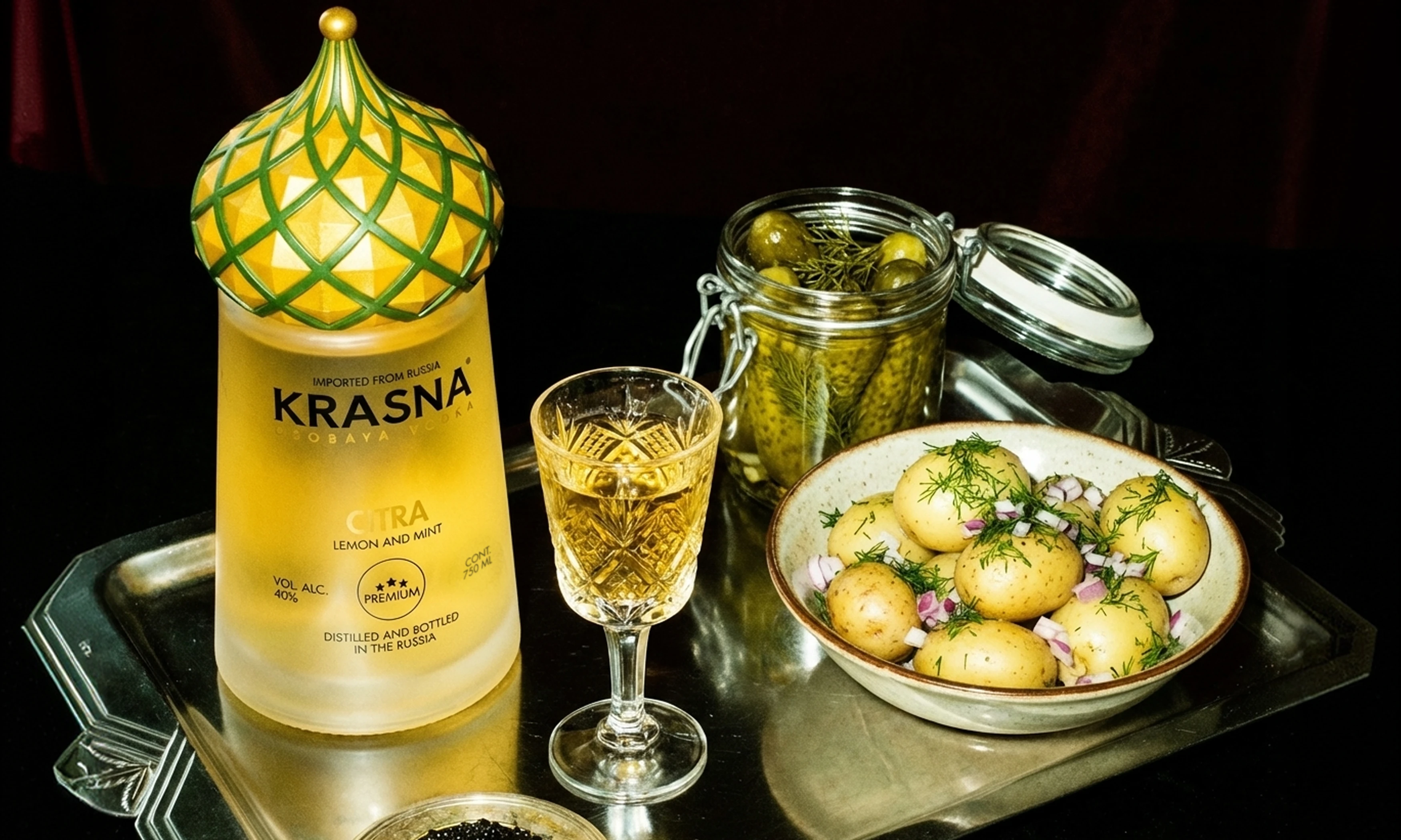 упаковка русской водки «KRASNA» — Изображение №2 — Брендинг, 3D на Dprofile