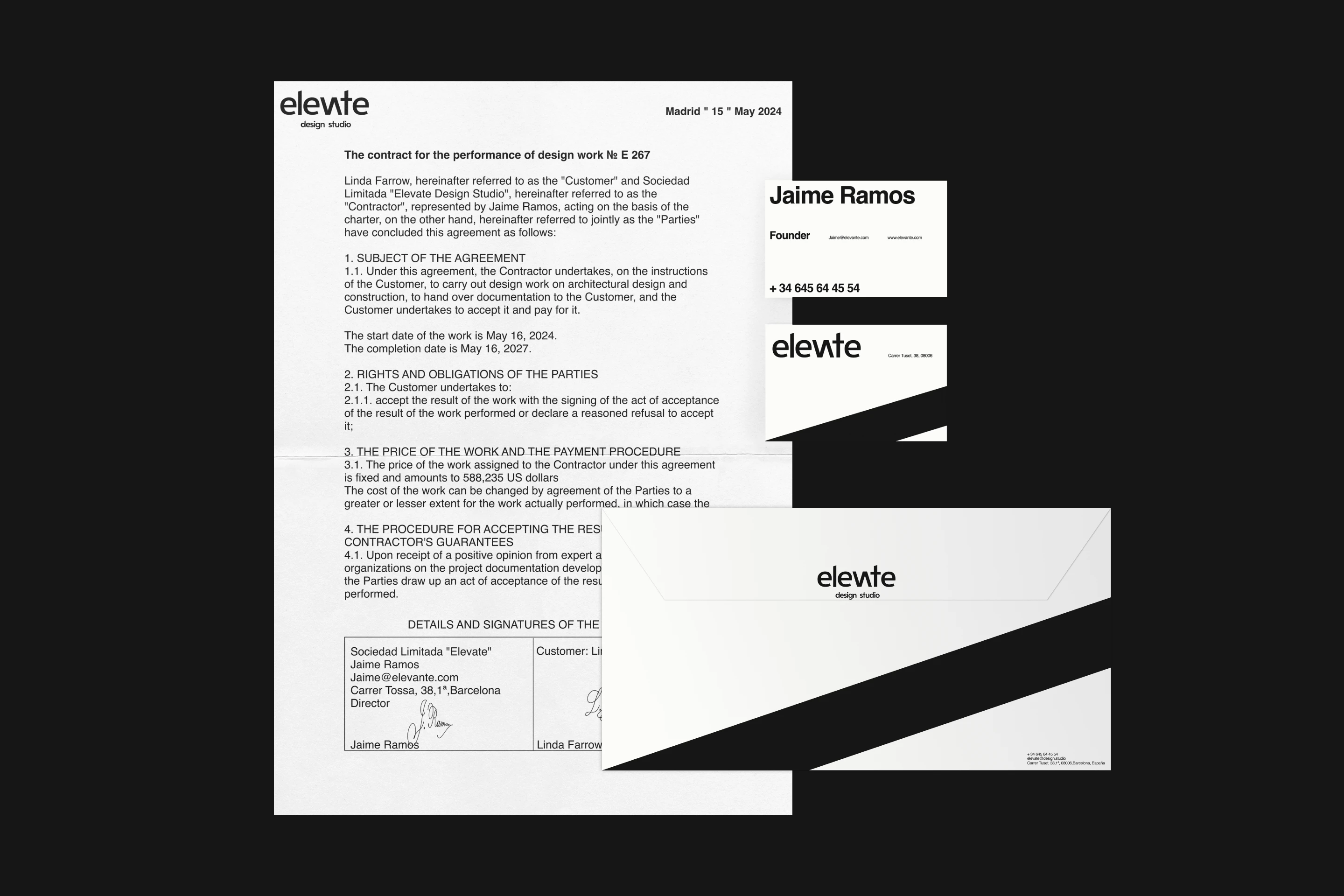 Elevate / Архитектурное бюро — Изображение №8 — Брендинг на Dprofile