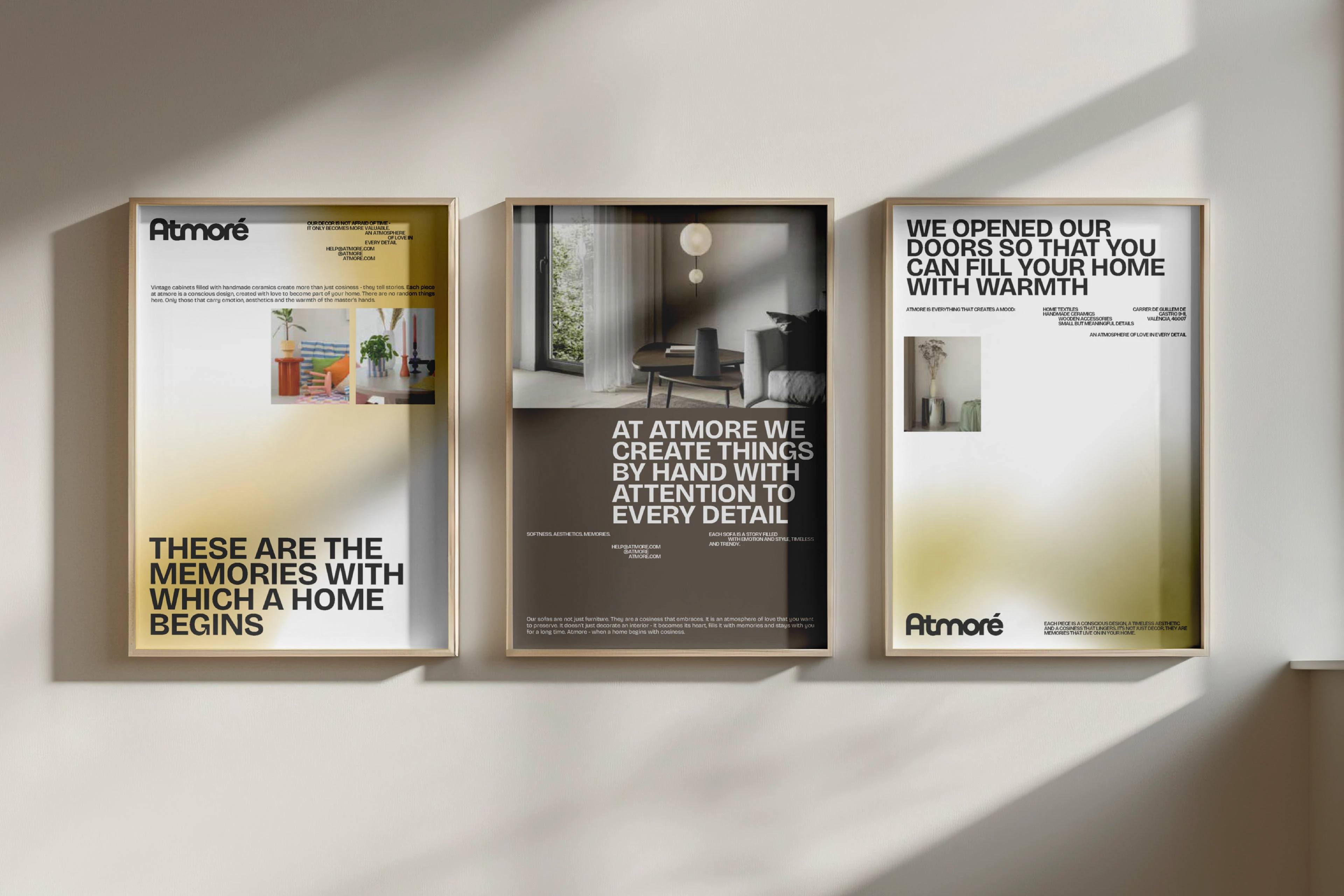 Atmoré / home decor — Изображение №3 — Брендинг на Dprofile