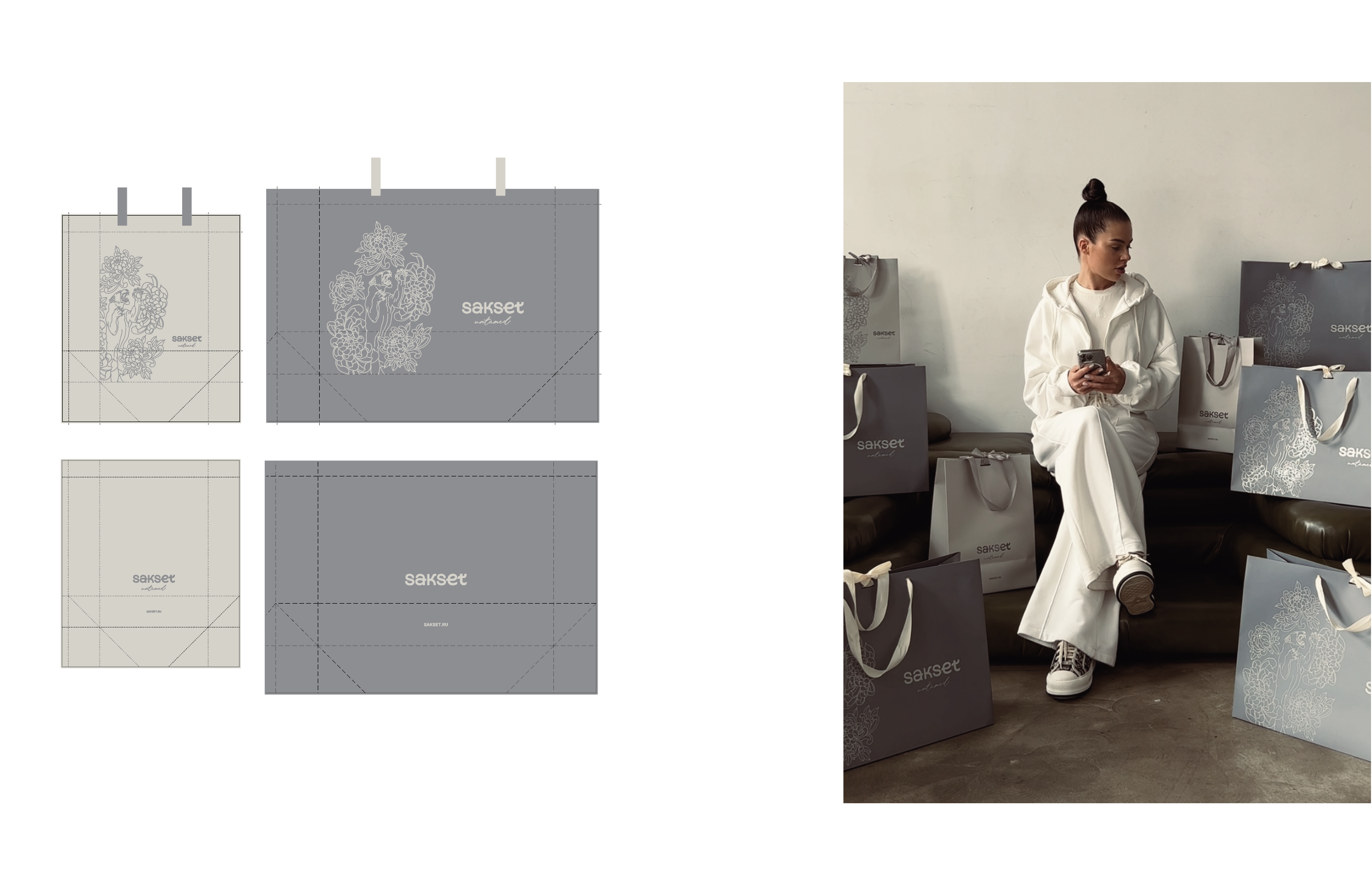 SAKSET Untamed | Брендинг коллекции — Изображение №6 — Брендинг, Промдизайн на Dprofile