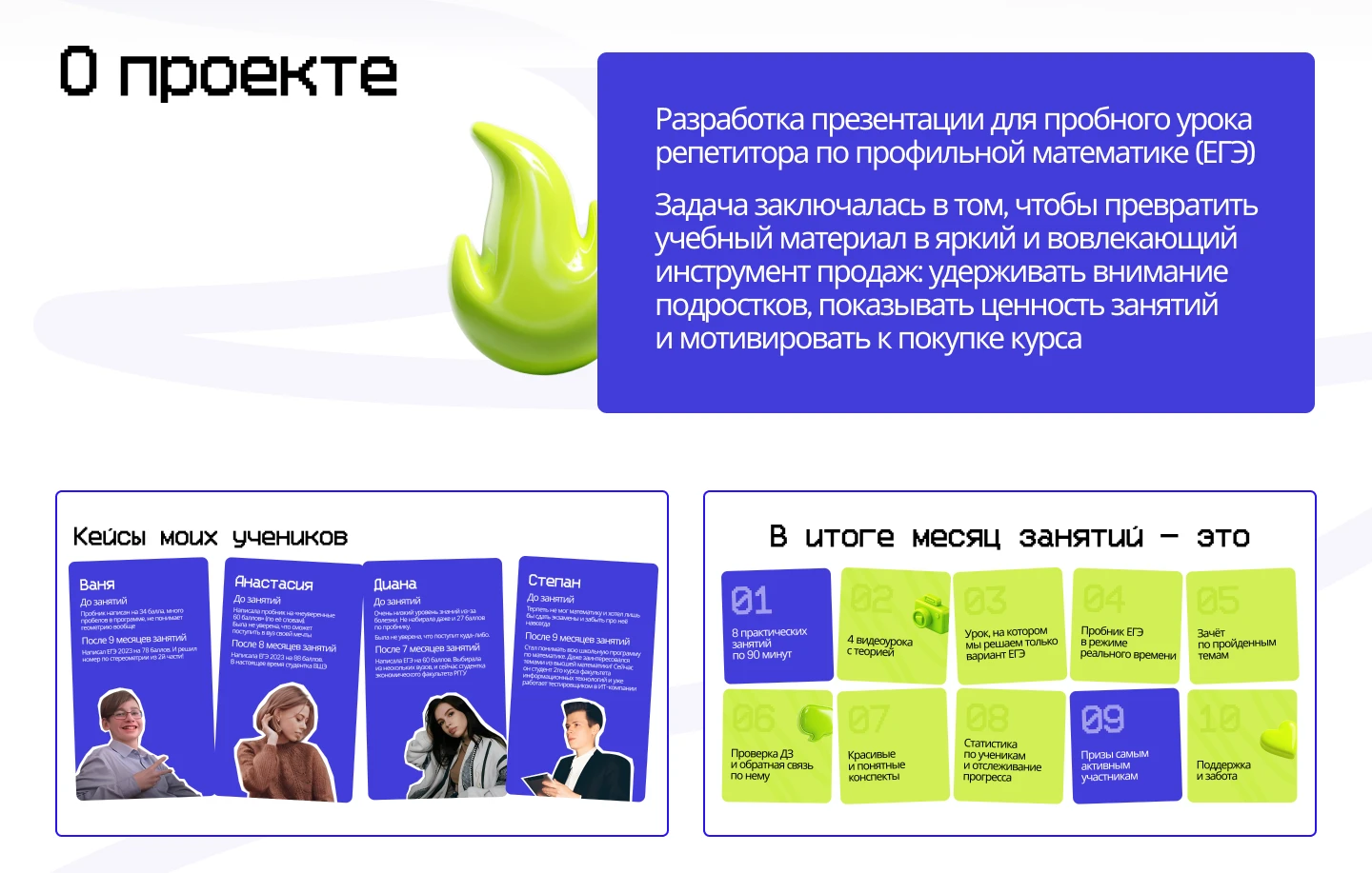 Презентация для репетитора — Изображение №2 — Маркетинг на Dprofile