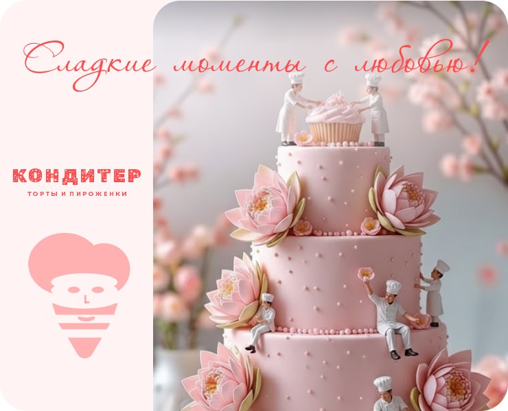 КОНДИТЕР | Брендинг для кафе-кондитерской, ресторана — Брендинг на Dprofile
