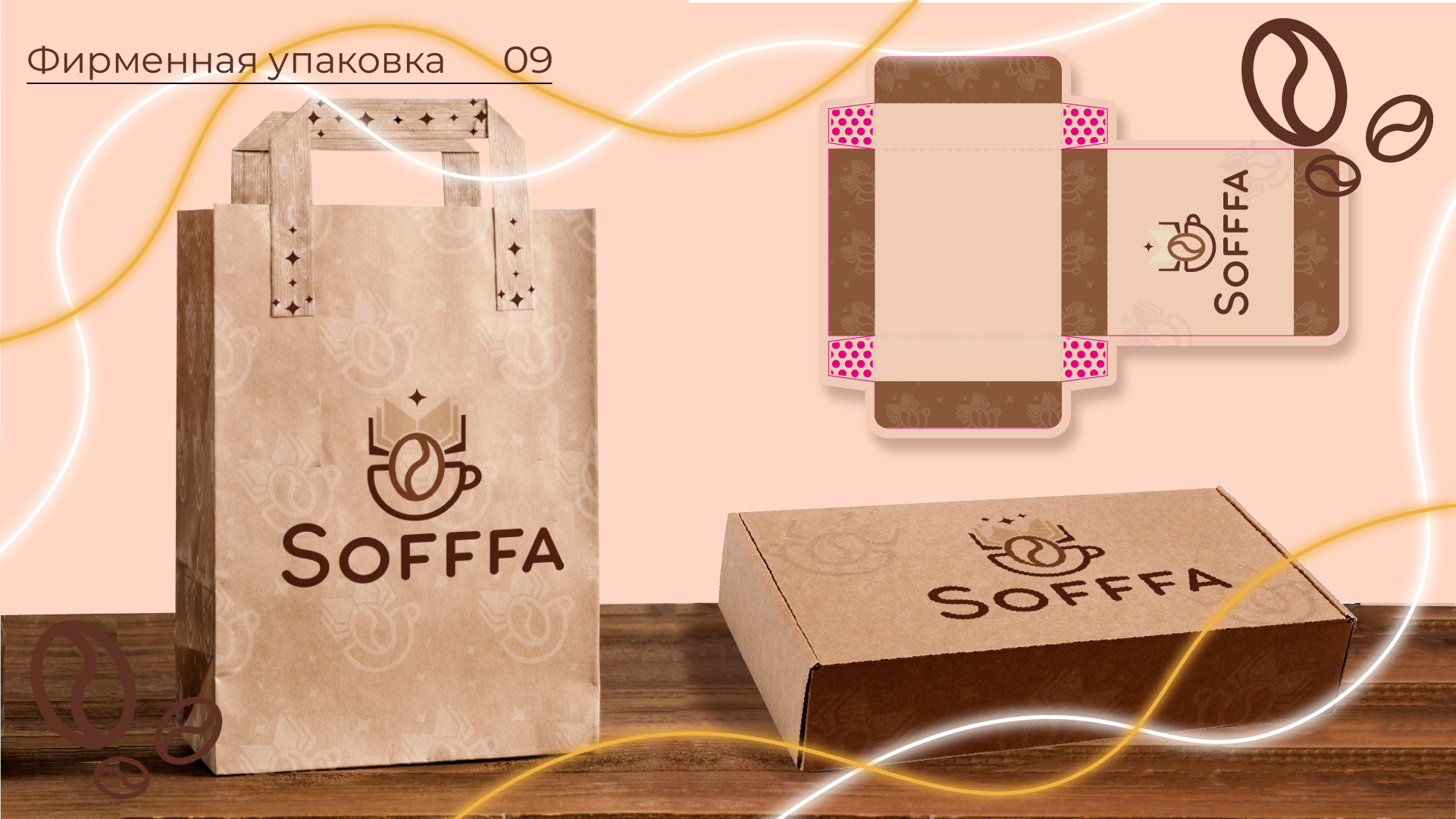 "SOFFFA" кофейня с книгами — Изображение №9 — Брендинг на Dprofile