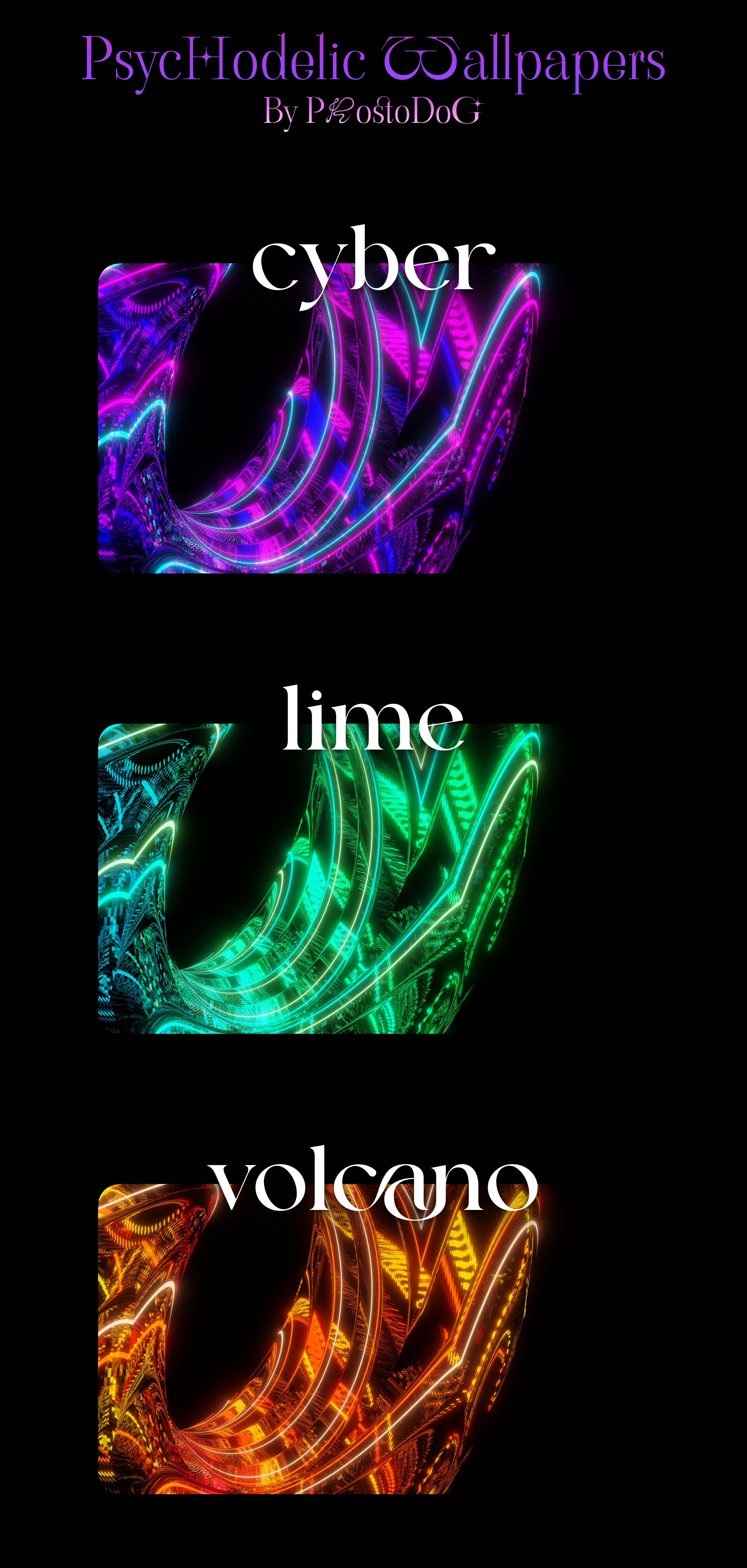 Psychedelic Wallpapers 4k — Изображение №1 — Иллюстрация, 3D на Dprofile