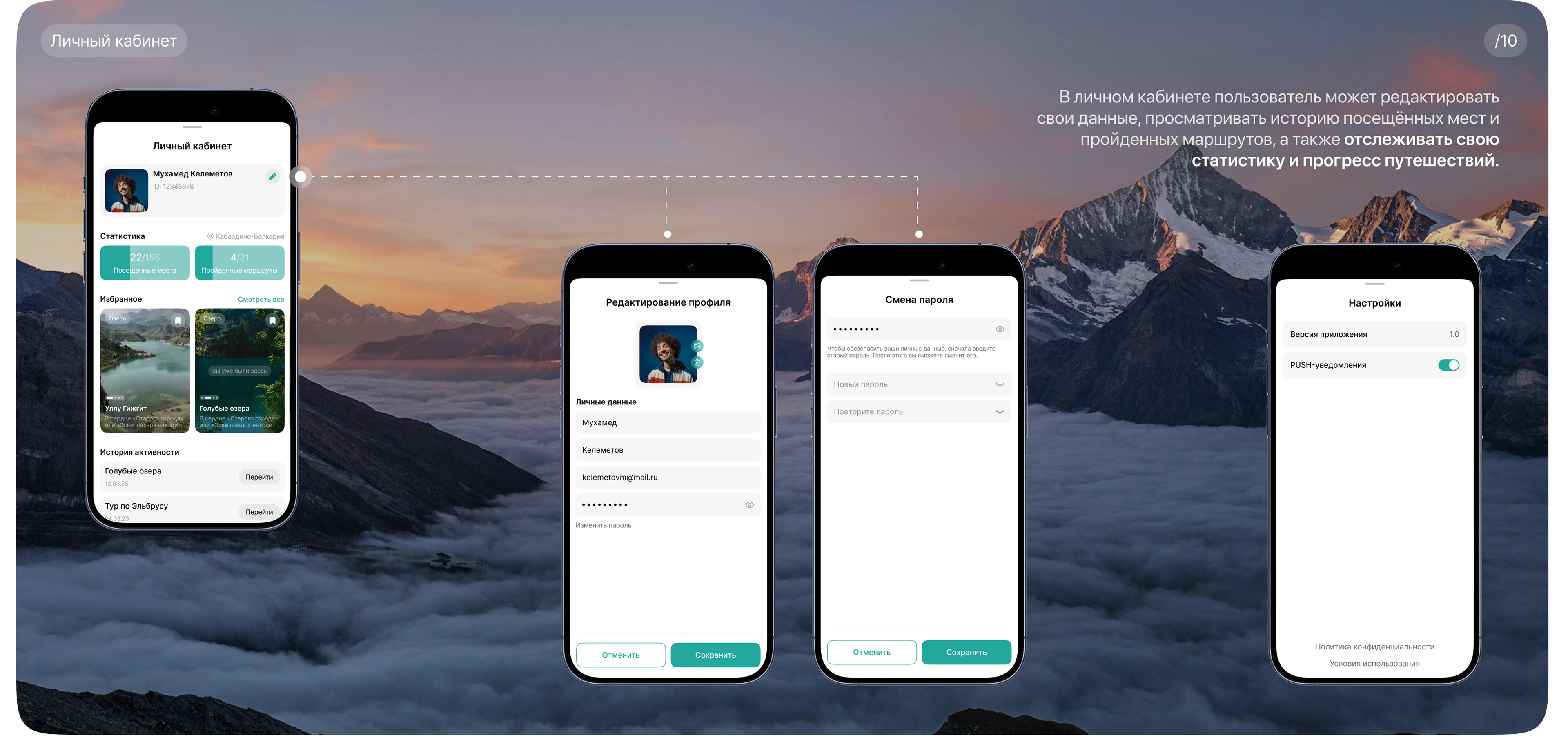 Тропа Нартов | Travel app | Приложение для путешествий — Изображение №15 — Интерфейсы на Dprofile