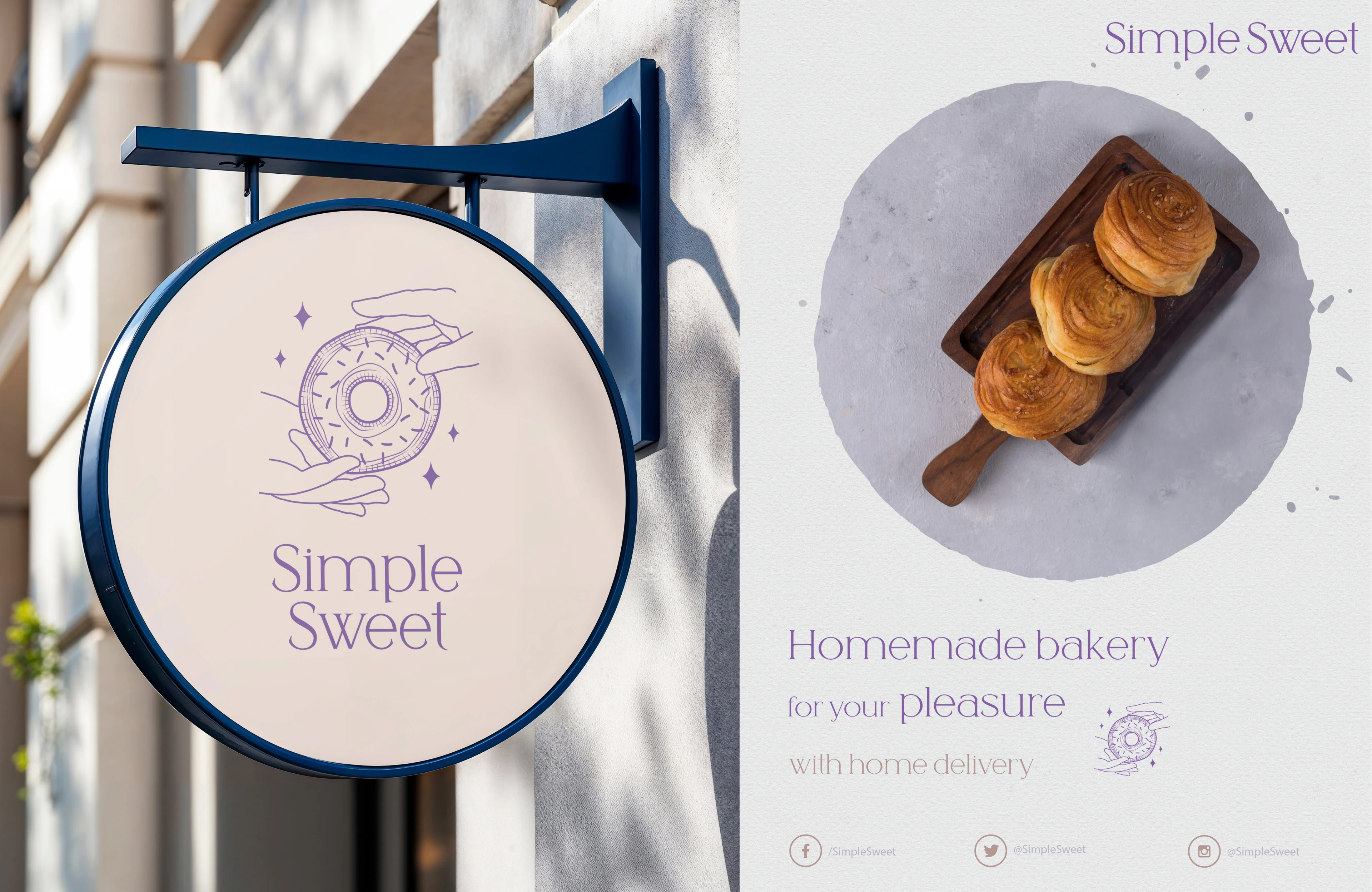 Логотип пекарни Simple Sweet — Изображение №8 — Брендинг на Dprofile