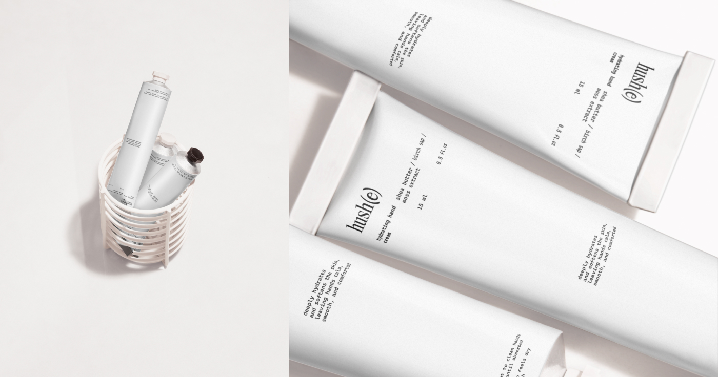 HUSH(E) // БРЕНДИНГ ДЛЯ УХОДОВОЙ КОСМЕТИКИ — Изображение №6 — Брендинг на Dprofile