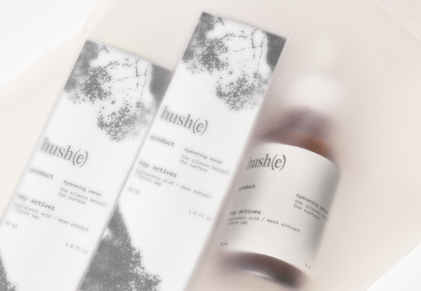 HUSH(E) // БРЕНДИНГ ДЛЯ УХОДОВОЙ КОСМЕТИКИ — Изображение №7 — Брендинг на Dprofile