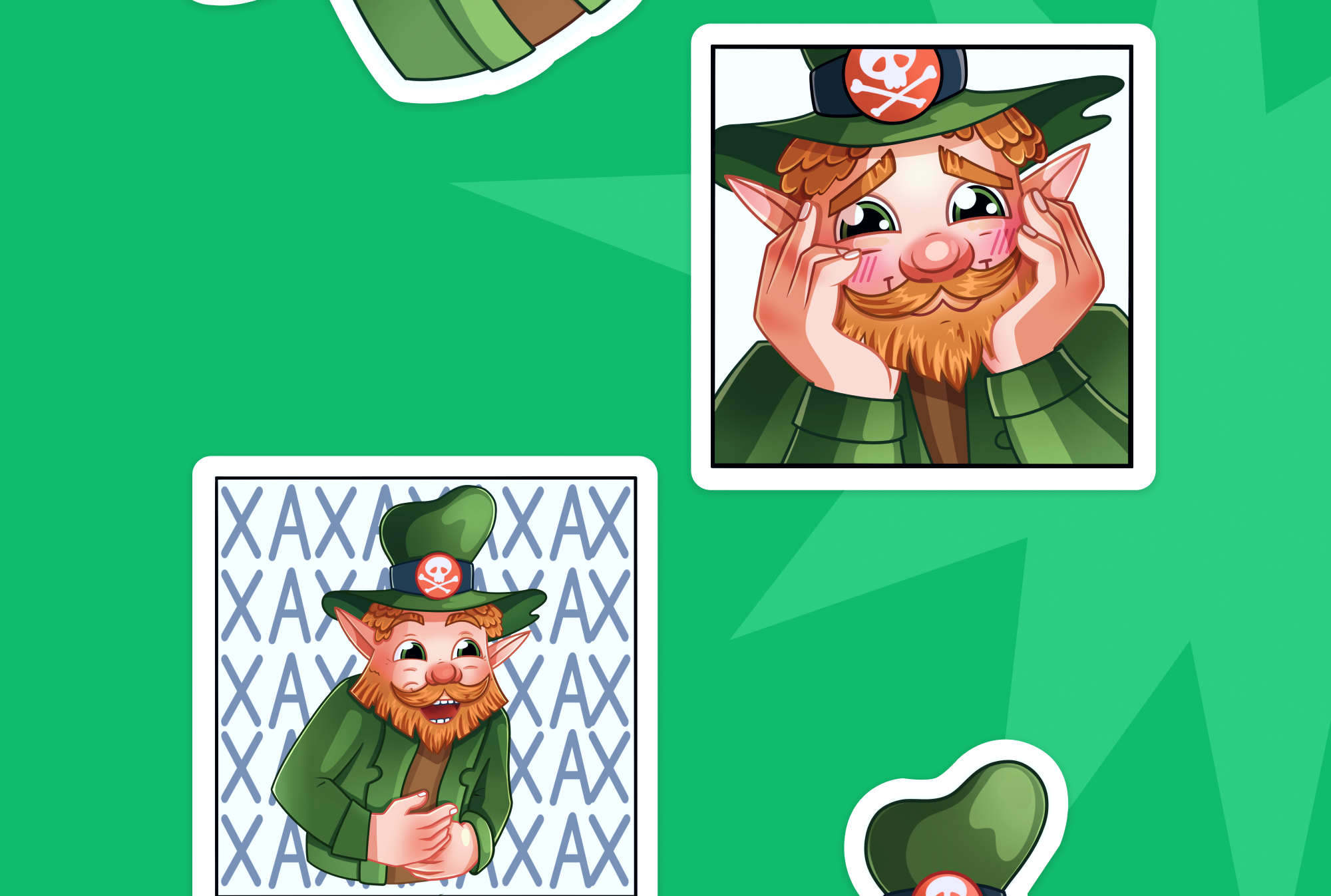 Стикерпак "Леприкон" — Изображение №7 — Иллюстрация на Dprofile