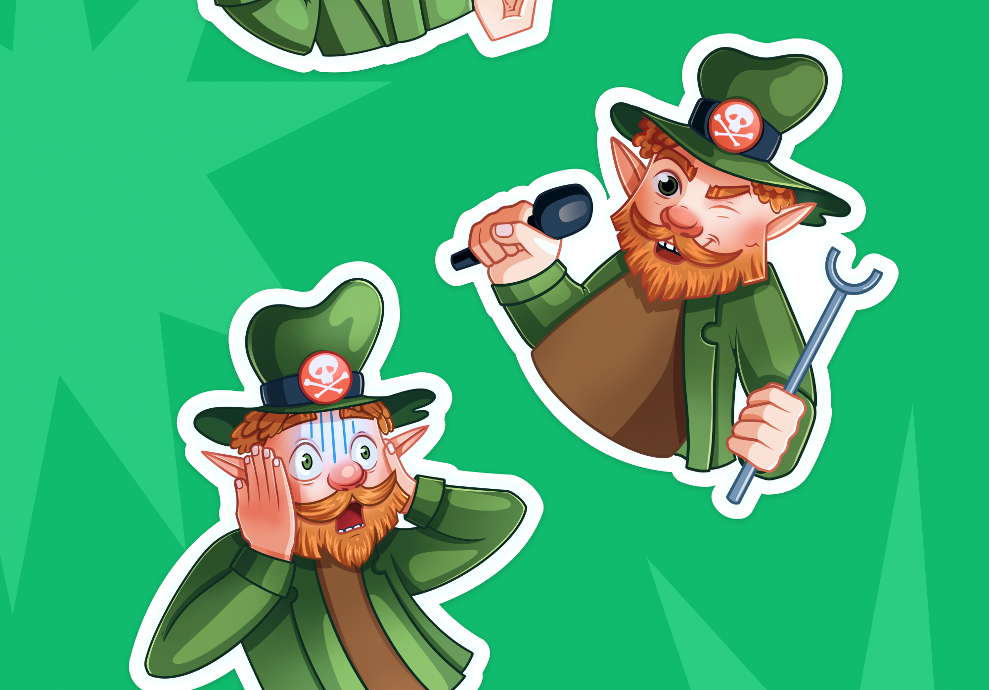 Стикерпак "Леприкон" — Изображение №6 — Иллюстрация на Dprofile