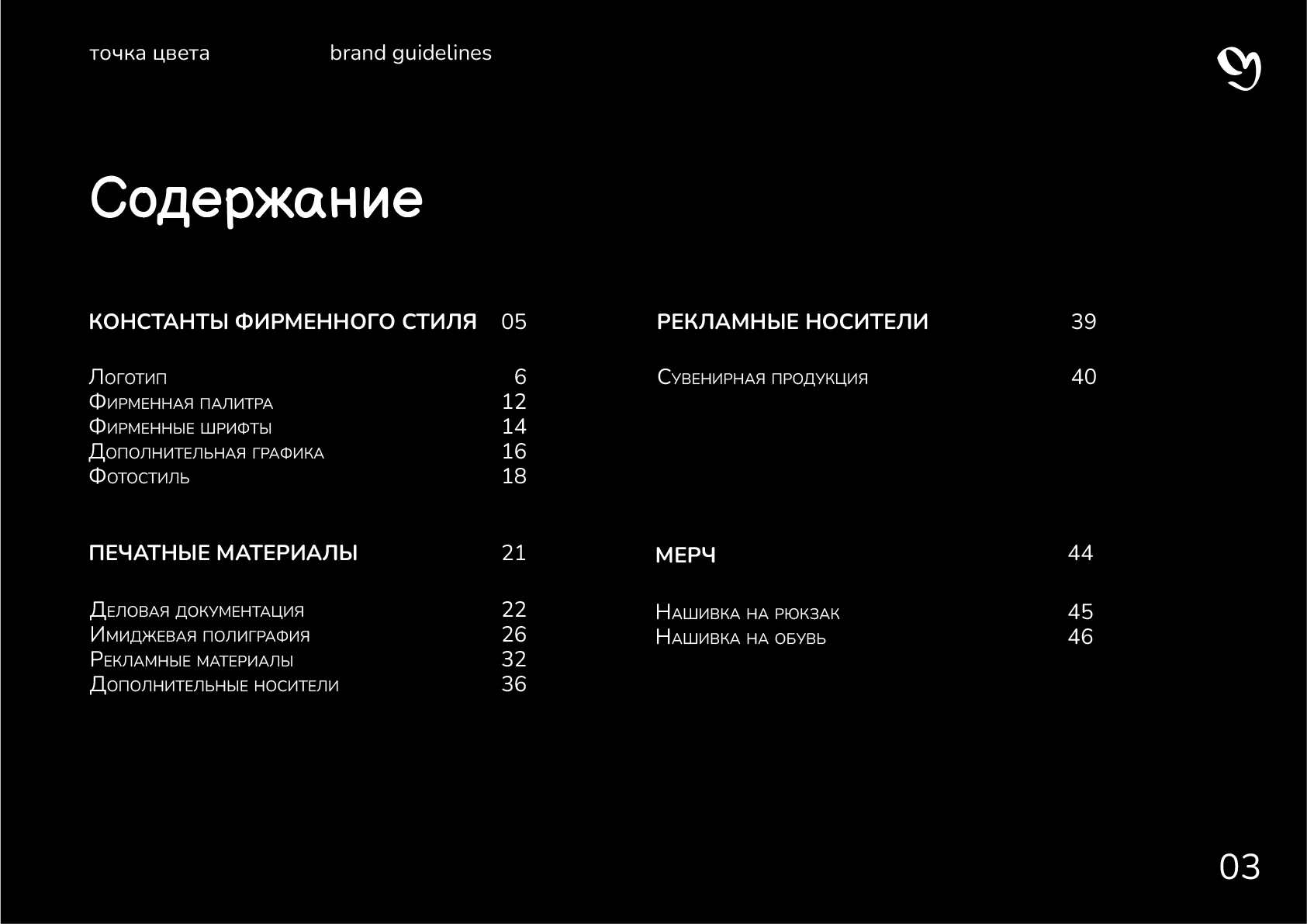 Гайдлайн для студии "Точка цвета" — Изображение №5 — Брендинг, Графика на Dprofile