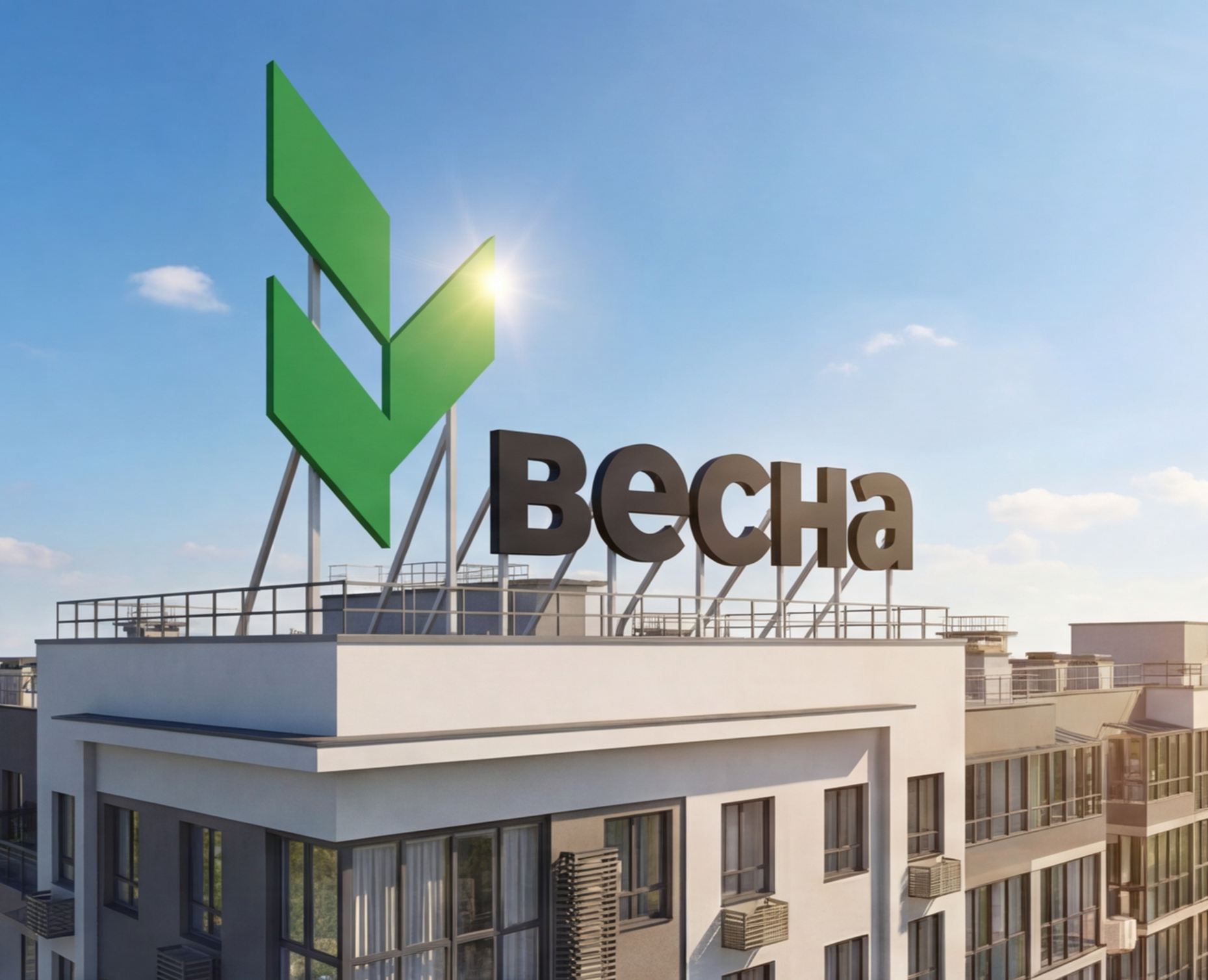 Айдентика для ЖК "Весна" на Dprofile