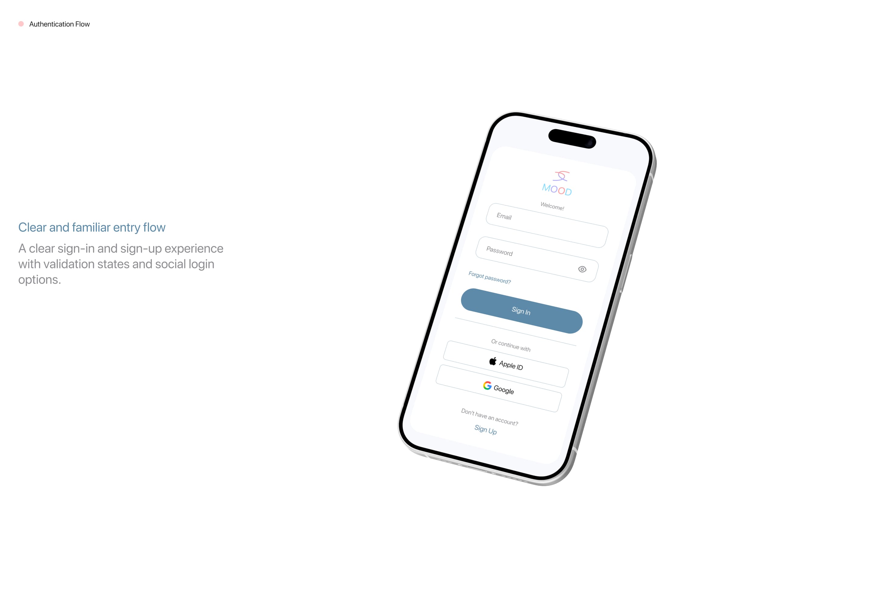 MOOD — iOS Mobile App Design Case — Изображение №4 — Интерфейсы на Dprofile