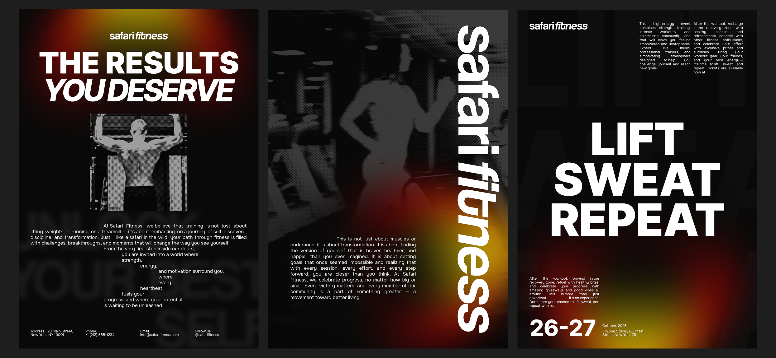 Fitness Club Marketing Materials — Изображение №4 — Брендинг, Графика на Dprofile