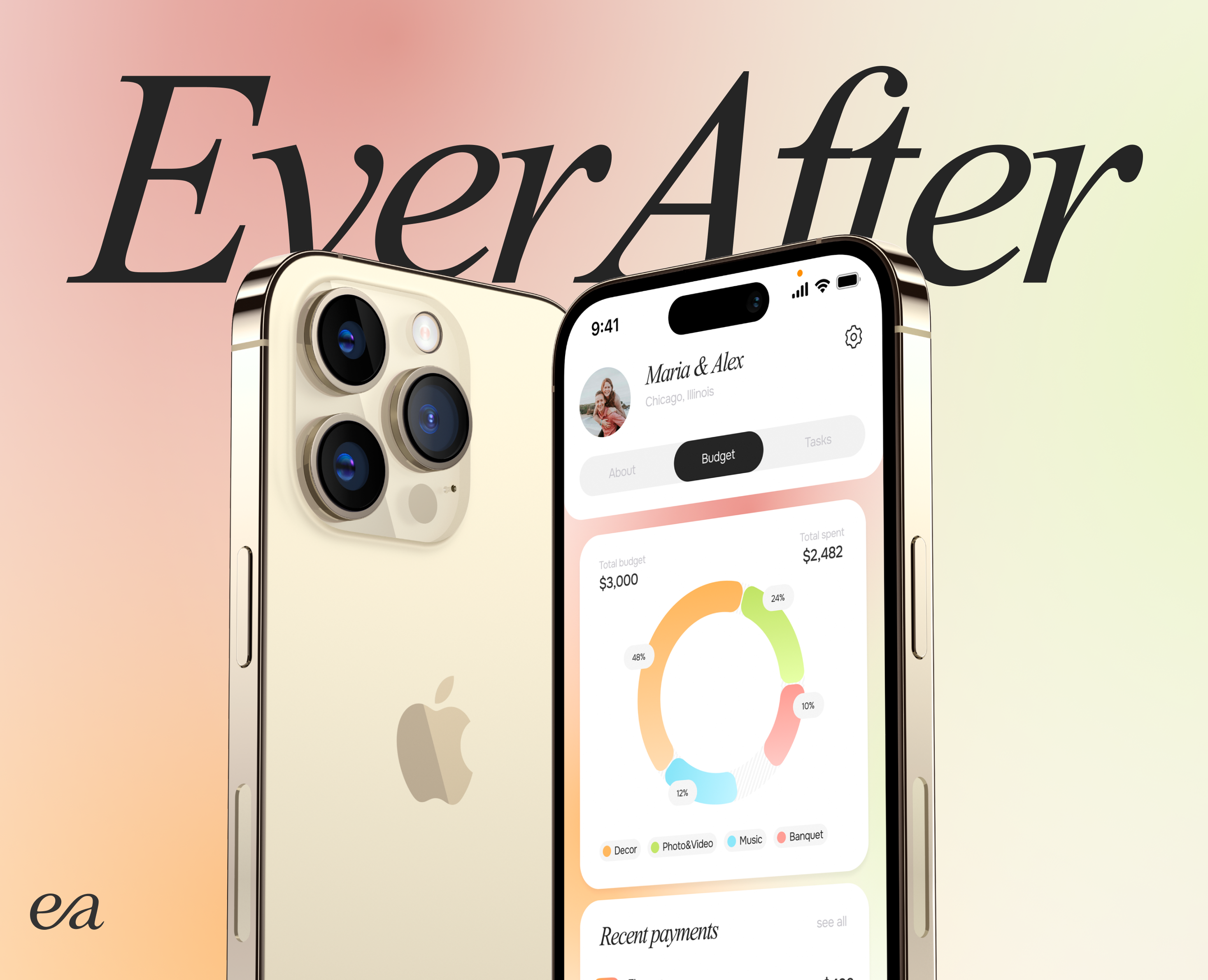 EverAfter | Мобильное приложение — Интерфейсы на Dprofile