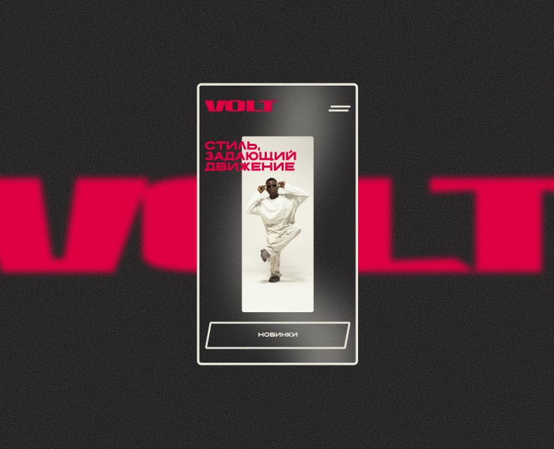 Магазин одежды "VOLT" — Интерфейсы на Dprofile