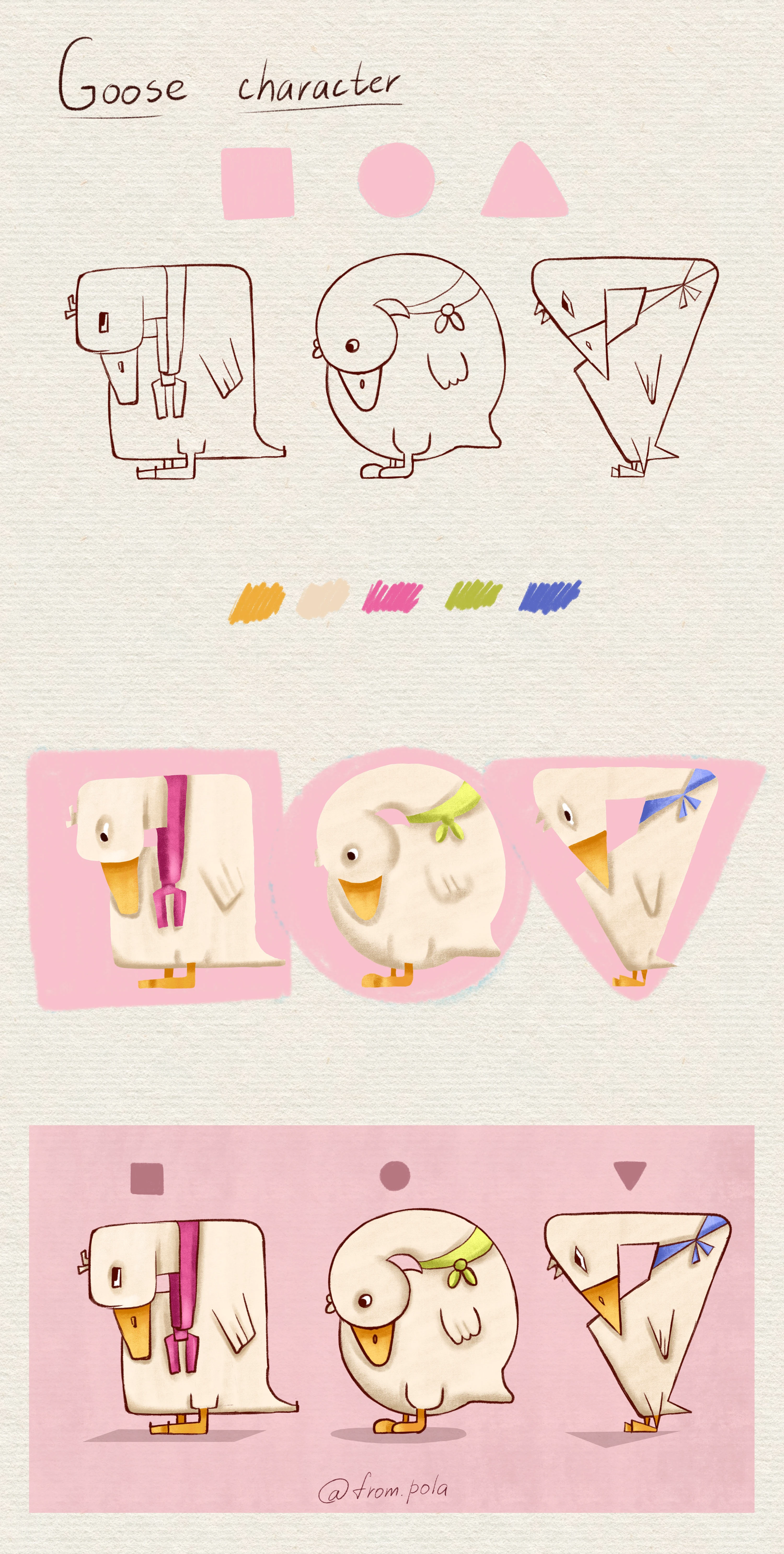 Персонажи и формы | 2д иллюстрация — Изображение №3 — Иллюстрация на Dprofile