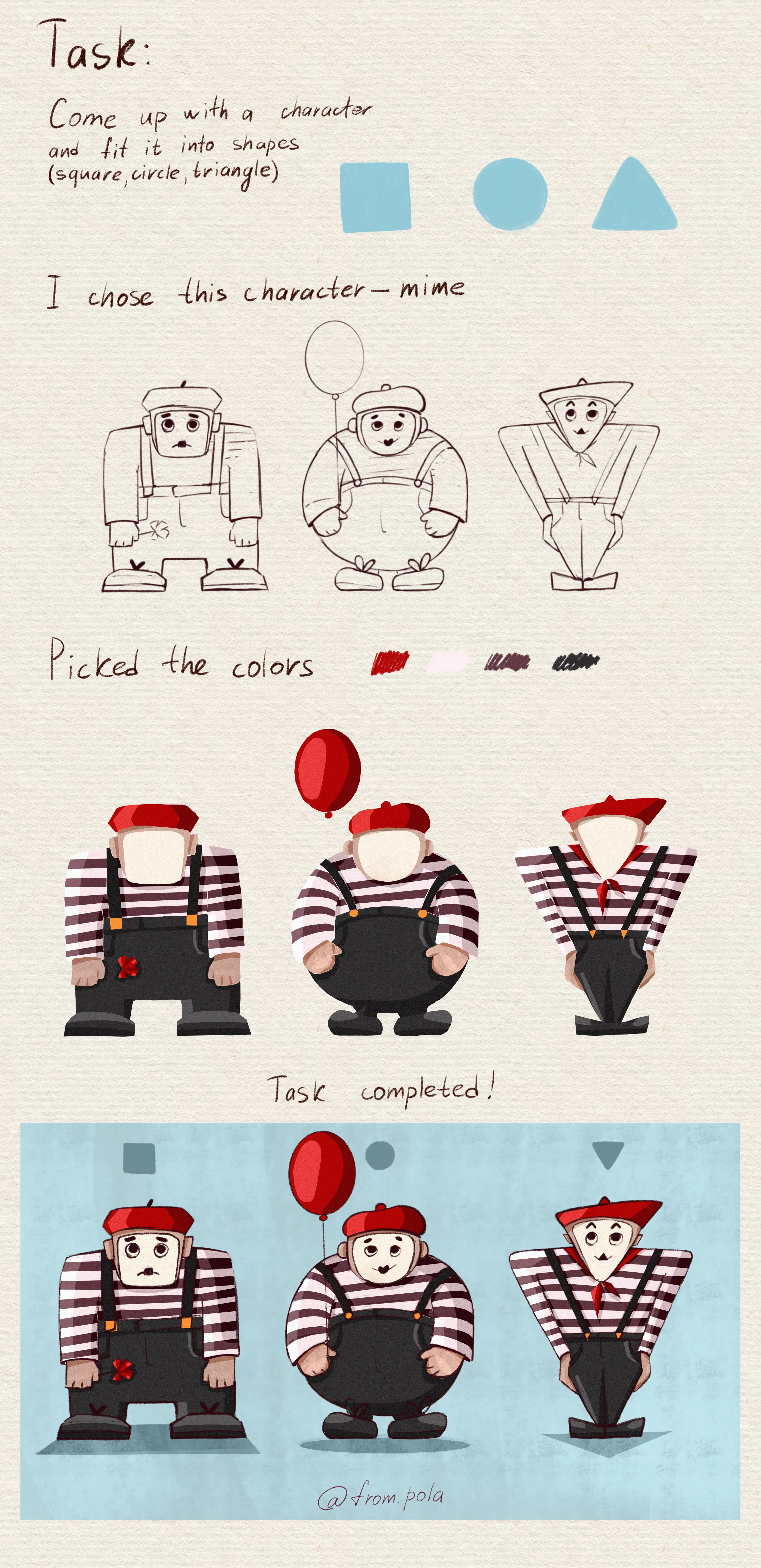 Персонажи и формы | 2д иллюстрация — Изображение №2 — Иллюстрация на Dprofile