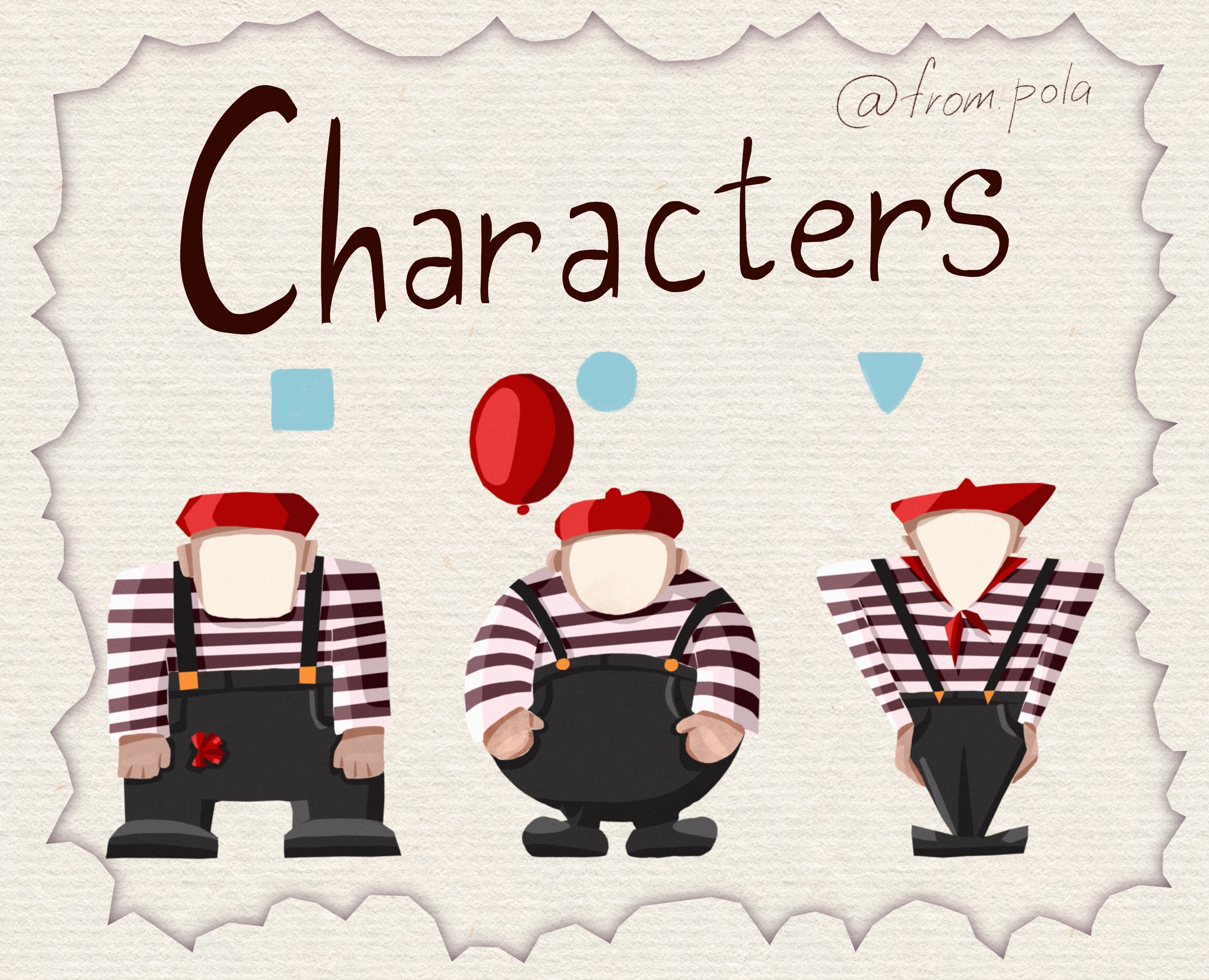 Персонажи и формы | 2д иллюстрация — Иллюстрация на Dprofile