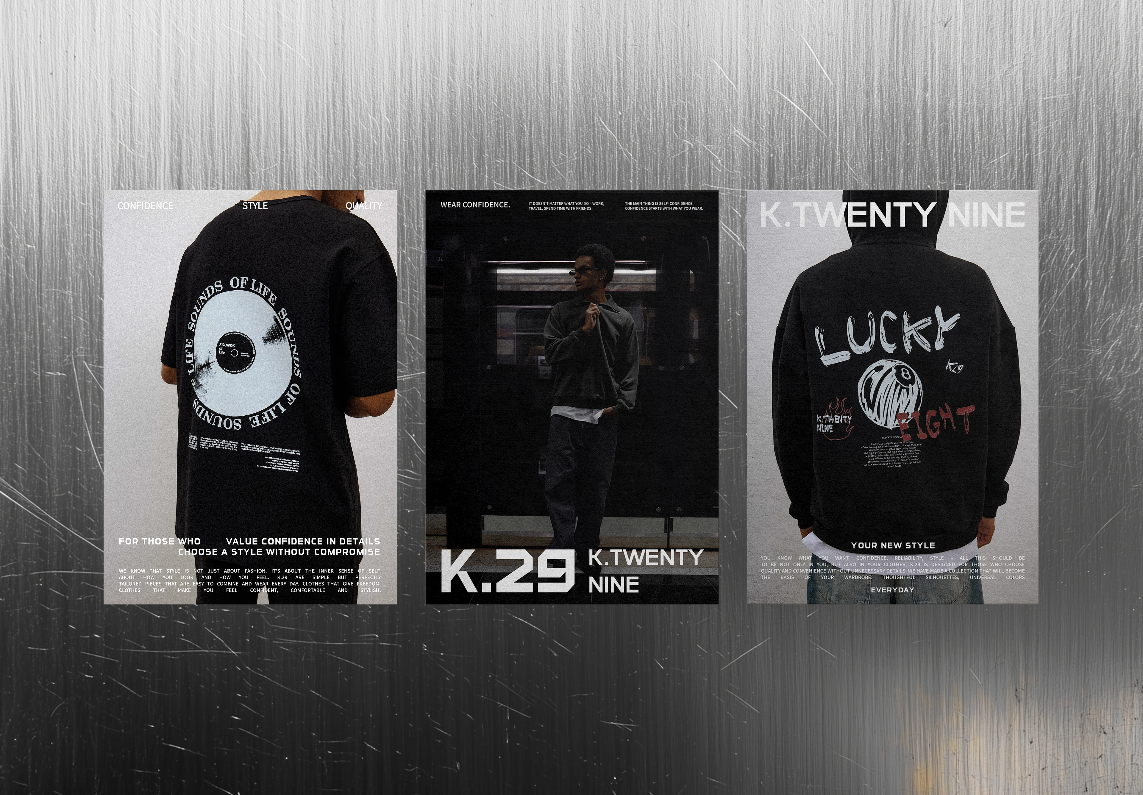 K.29 фирменный стиль, логотип | одежда | brand identity — Изображение №2 — Брендинг на Dprofile