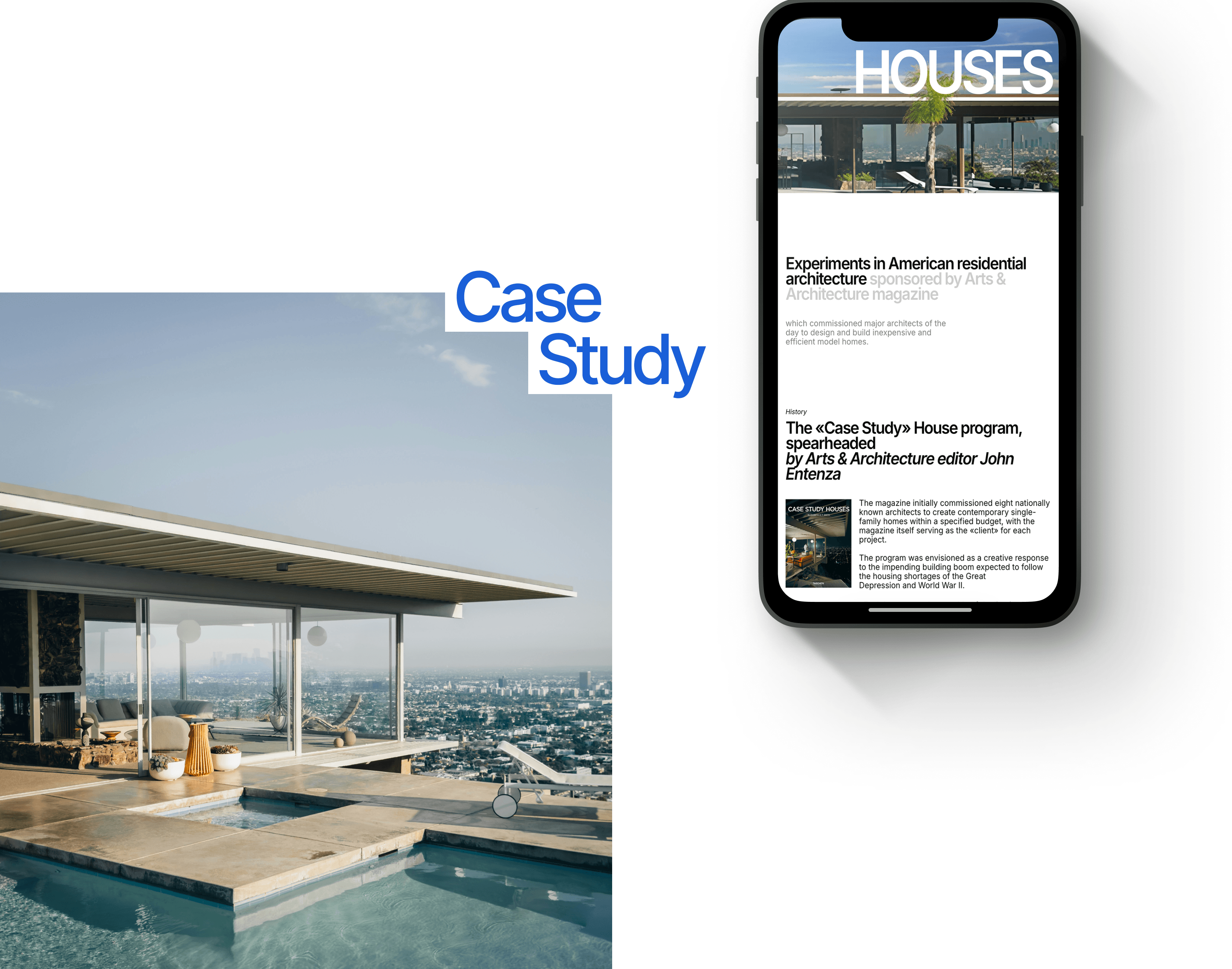 Case study houses — Изображение №4 — Интерфейсы на Dprofile