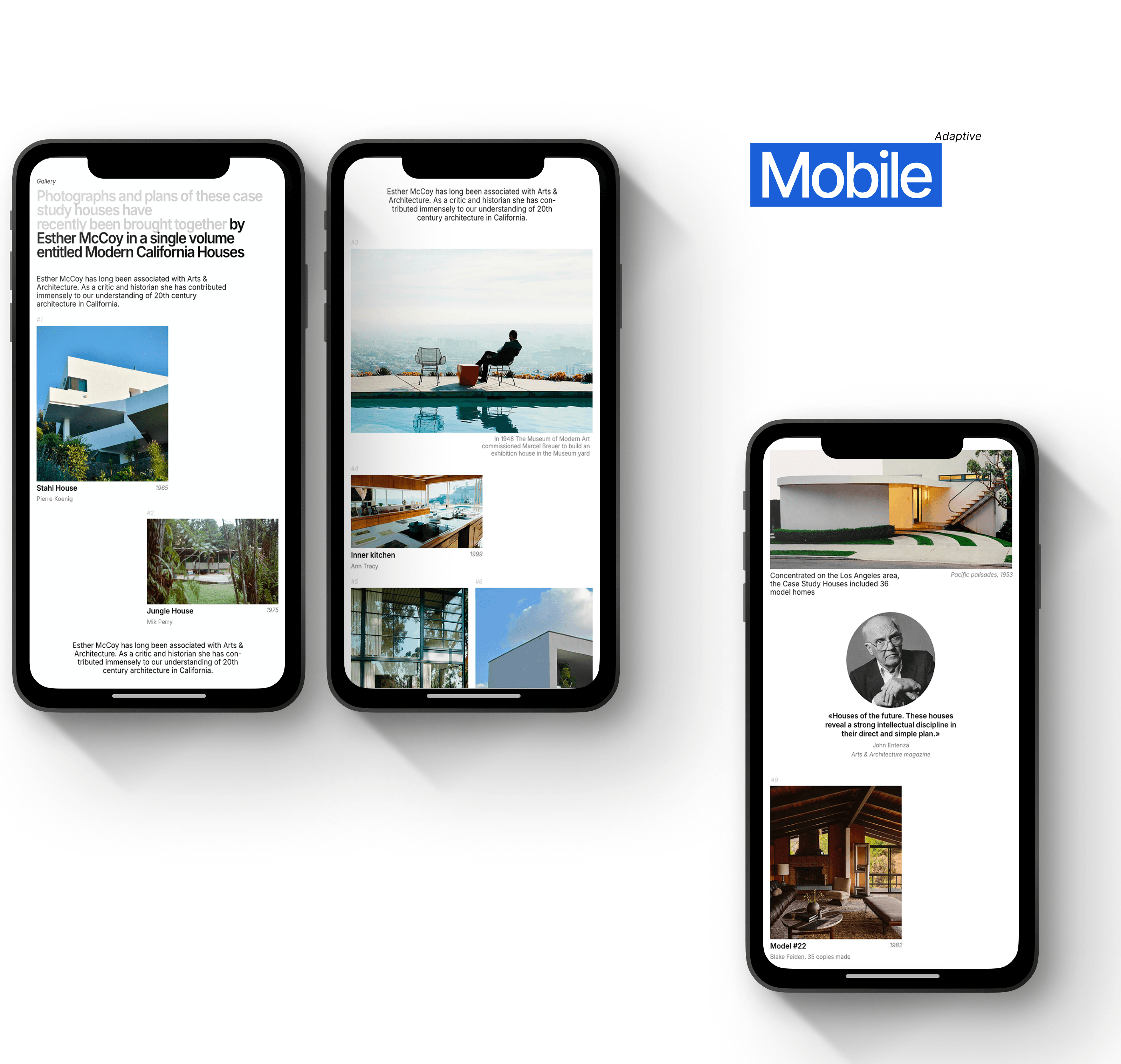 Case study houses — Изображение №14 — Интерфейсы на Dprofile