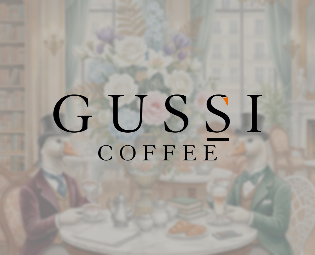 Визуальная концепция бумажных стаканов для GUSSI COFFEE — Брендинг, Иллюстрация на Dprofile
