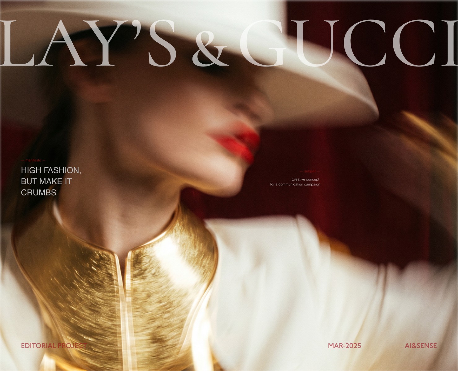 LAY'S&GUCCI / AI CONCEPT на Dprofile
