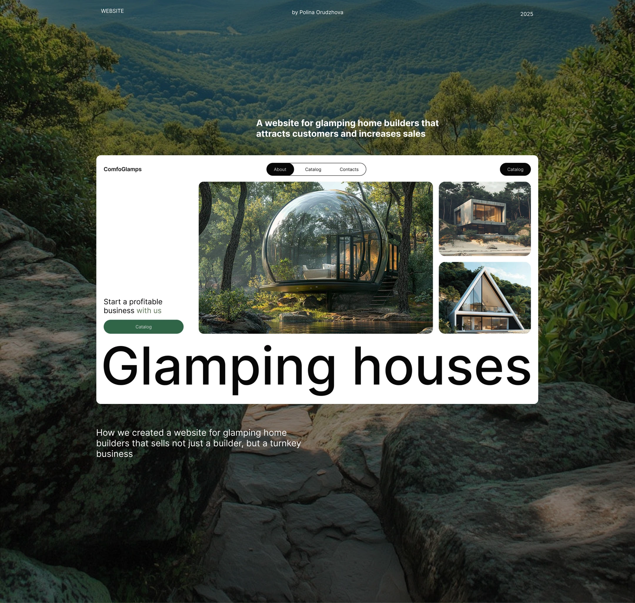 Glamping houses — Изображение №1 — Интерфейсы на Dprofile
