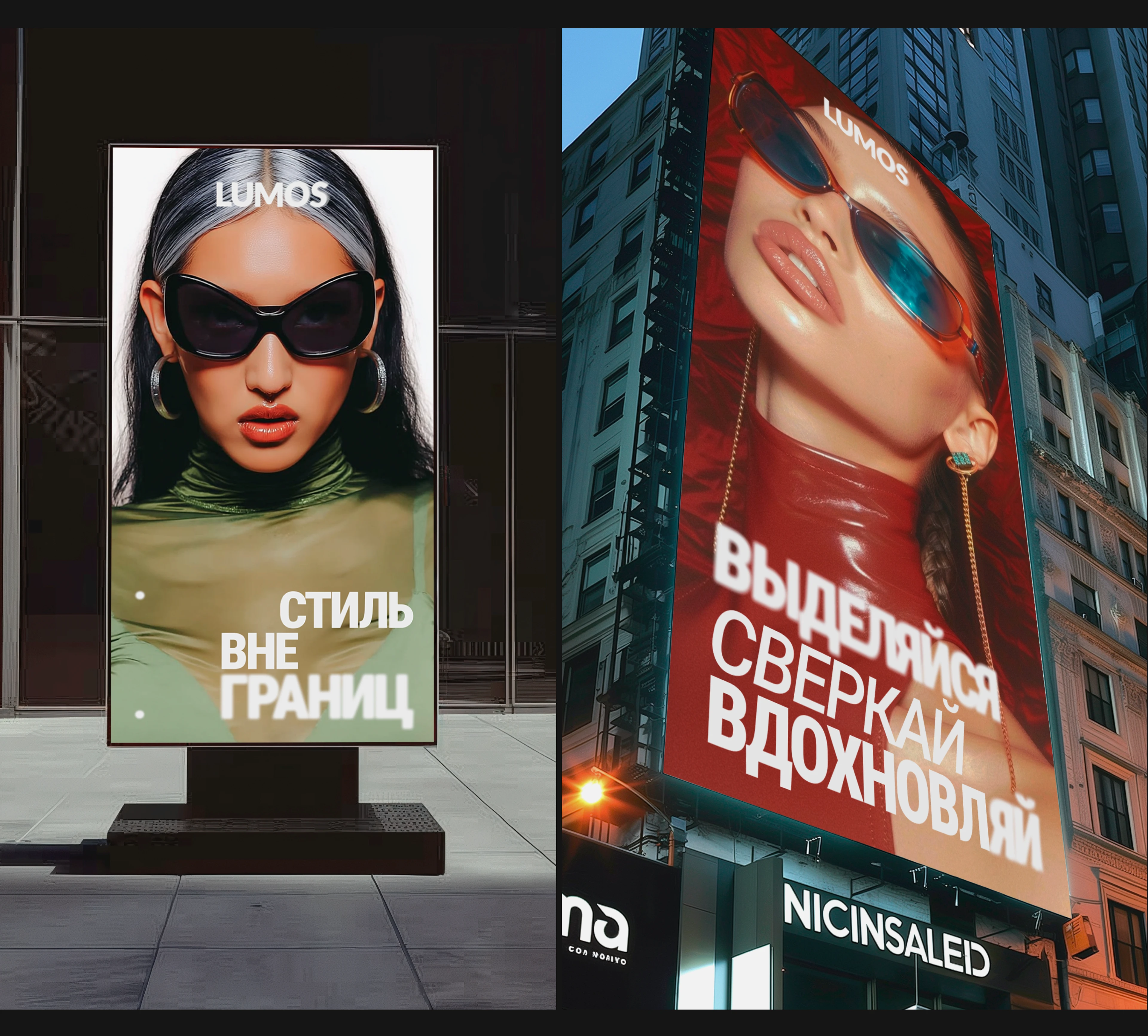 Магазин очков LUMOS, брендинг/branding and AI — Изображение №11 — Брендинг на Dprofile