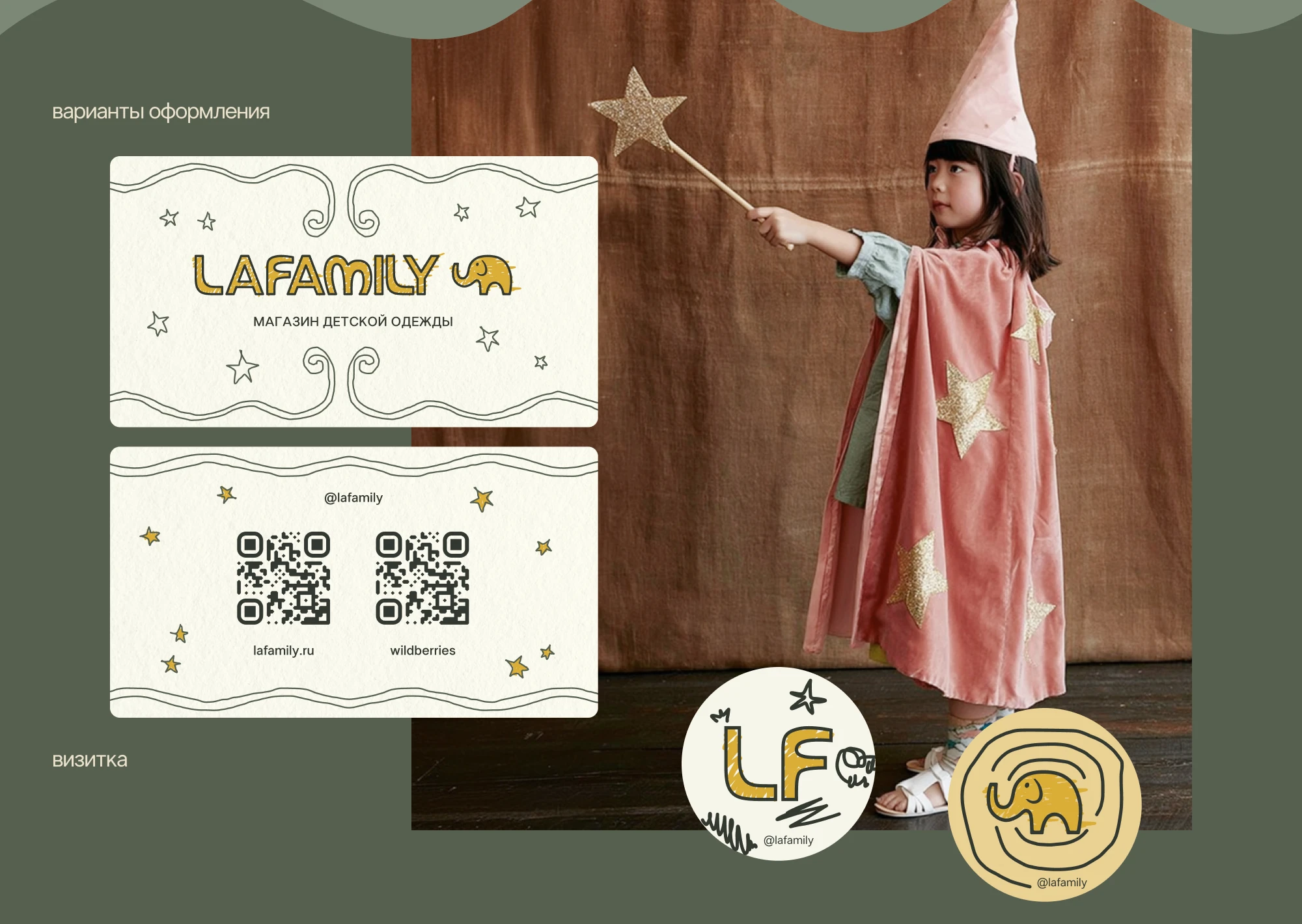 Разработк логотипа для бренда LAFAMILY/branding, logo — Изображение №9 — Брендинг на Dprofile