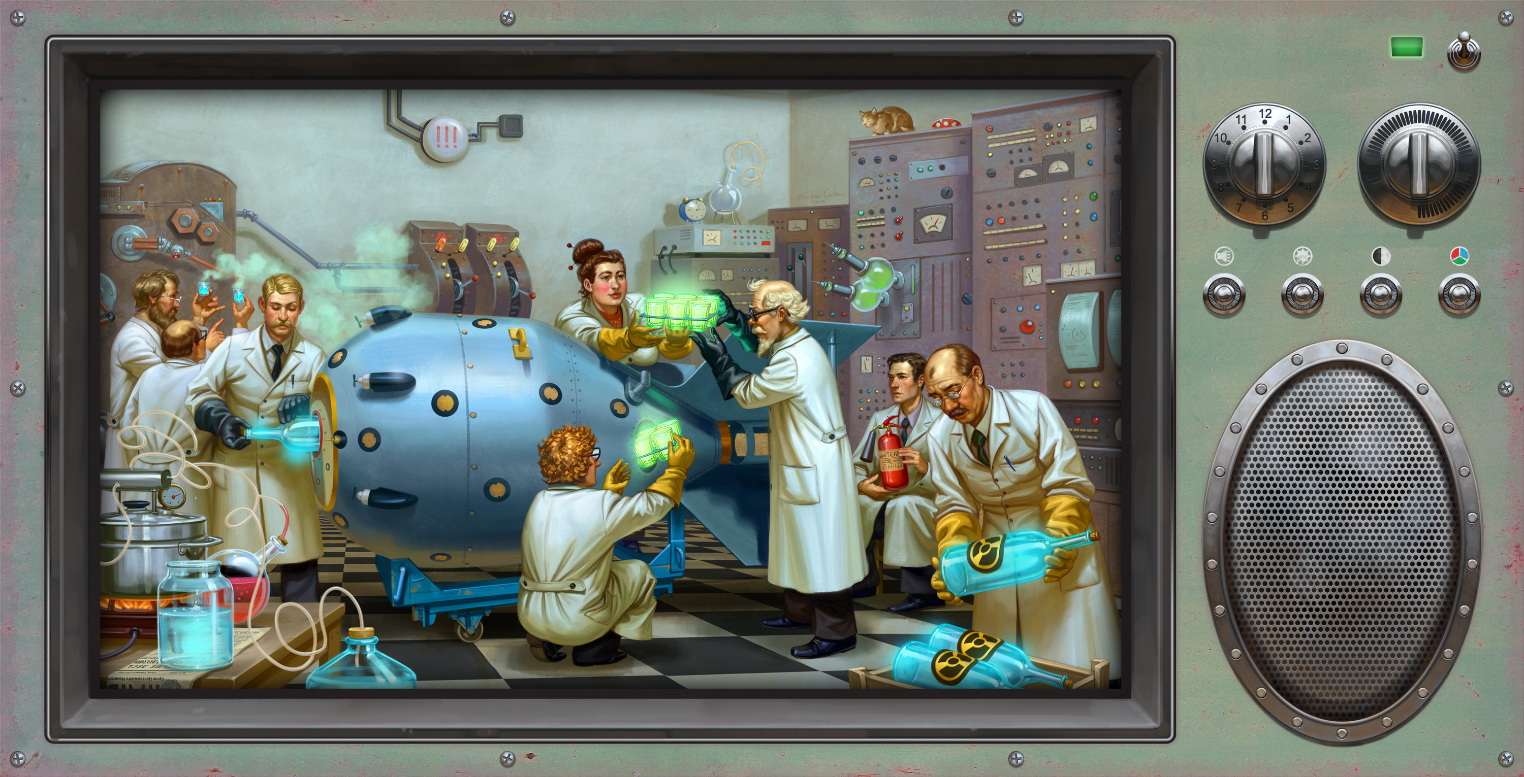 Первая ядреная — Изображение №1 — Иллюстрация, Графика на Dprofile