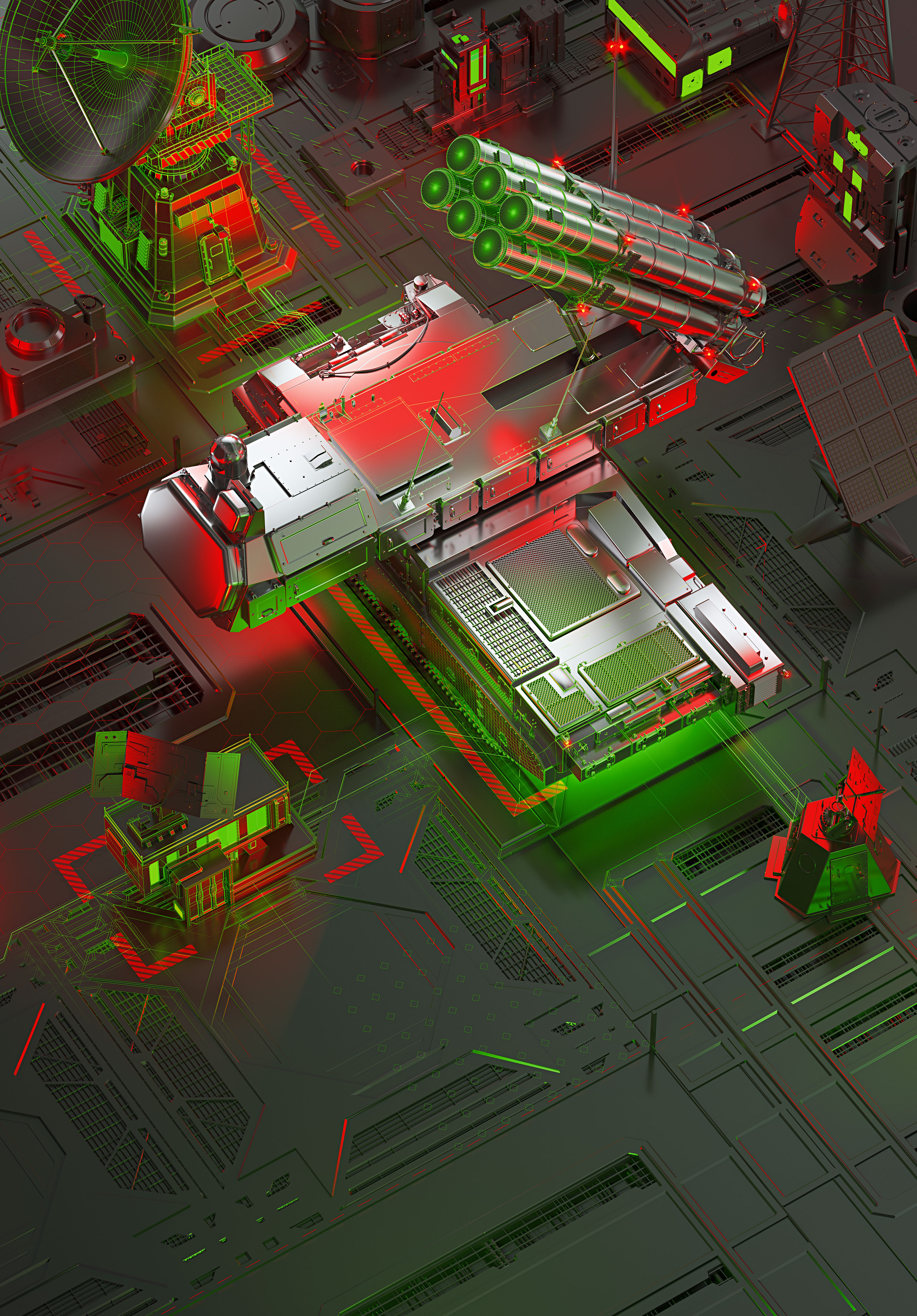 3д-визуализации военной техники — Изображение №5 — Иллюстрация, 3D на Dprofile