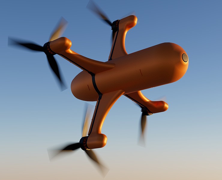 3д-визуализация БПЛА — 3D на Dprofile