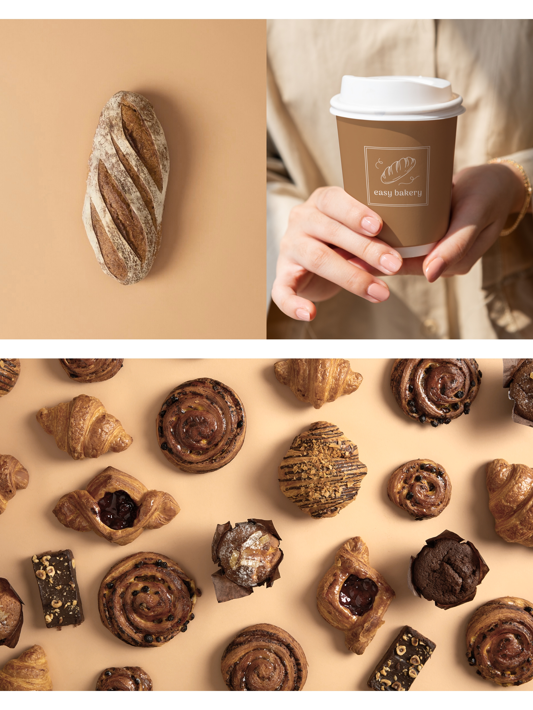 Логотип и фирменный стиль - Easy bakery — Изображение №3 — Брендинг, Графика на Dprofile