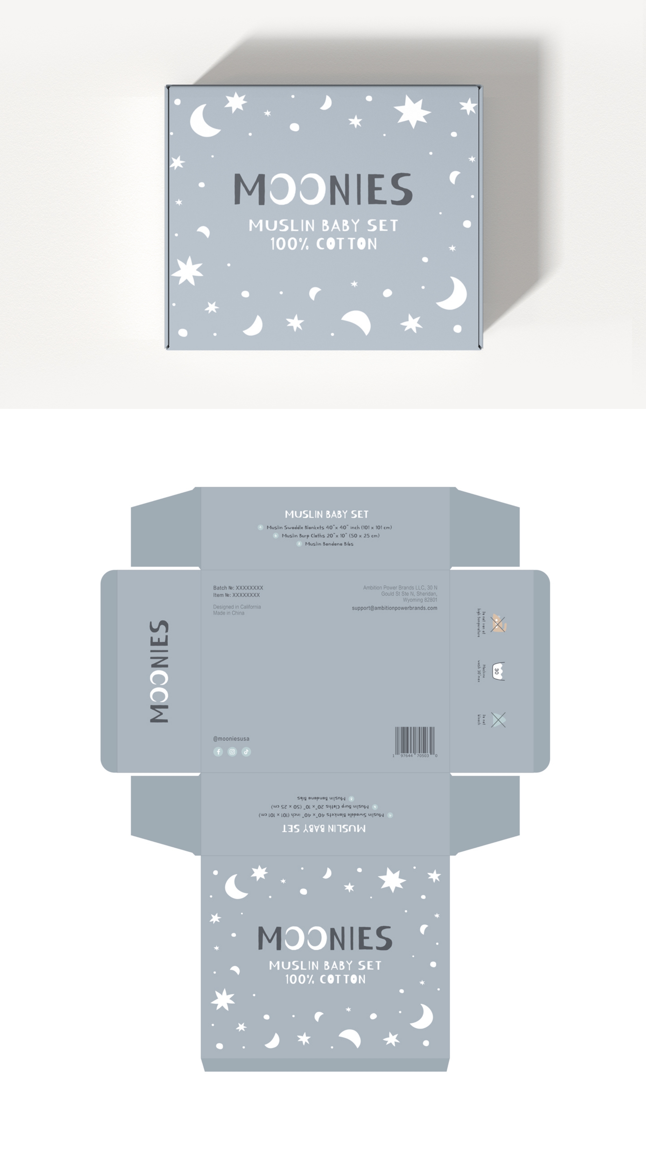 Moonies — Логотип, паттерн и упаковка — Изображение №6 — Брендинг, Графика на Dprofile