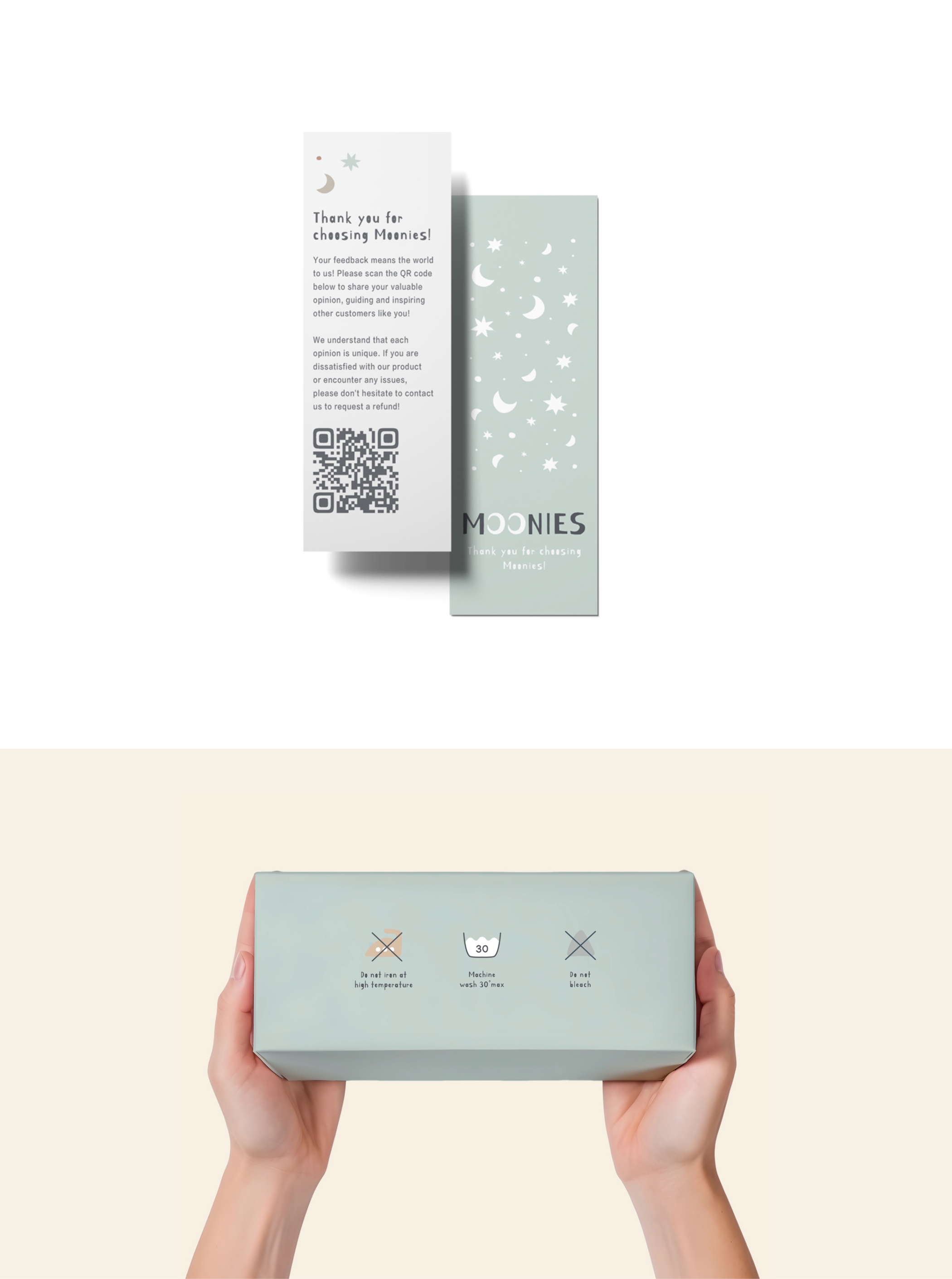 Moonies — Логотип, паттерн и упаковка — Изображение №5 — Брендинг, Графика на Dprofile