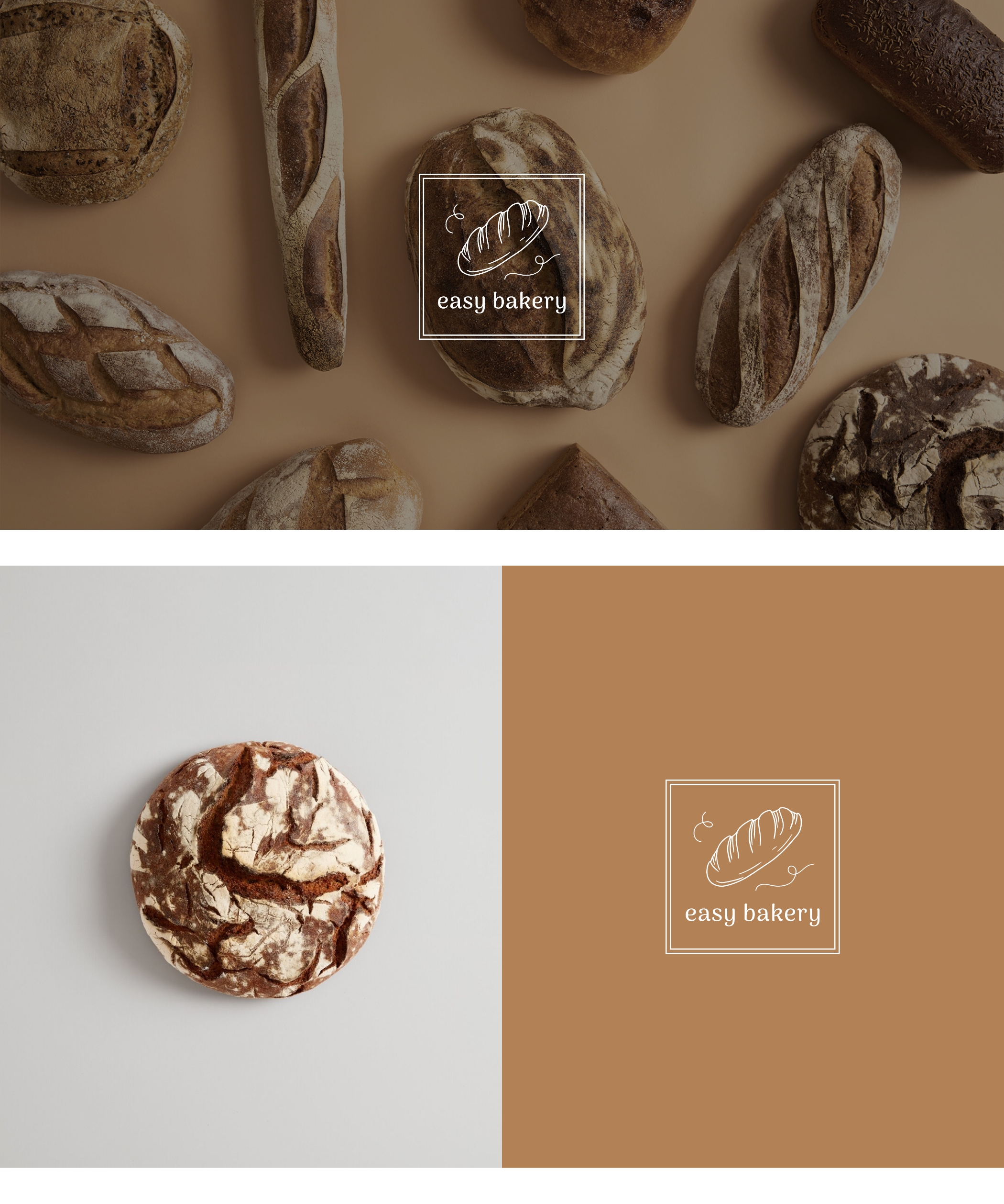 Логотип и фирменный стиль - Easy bakery — Изображение №1 — Брендинг, Графика на Dprofile