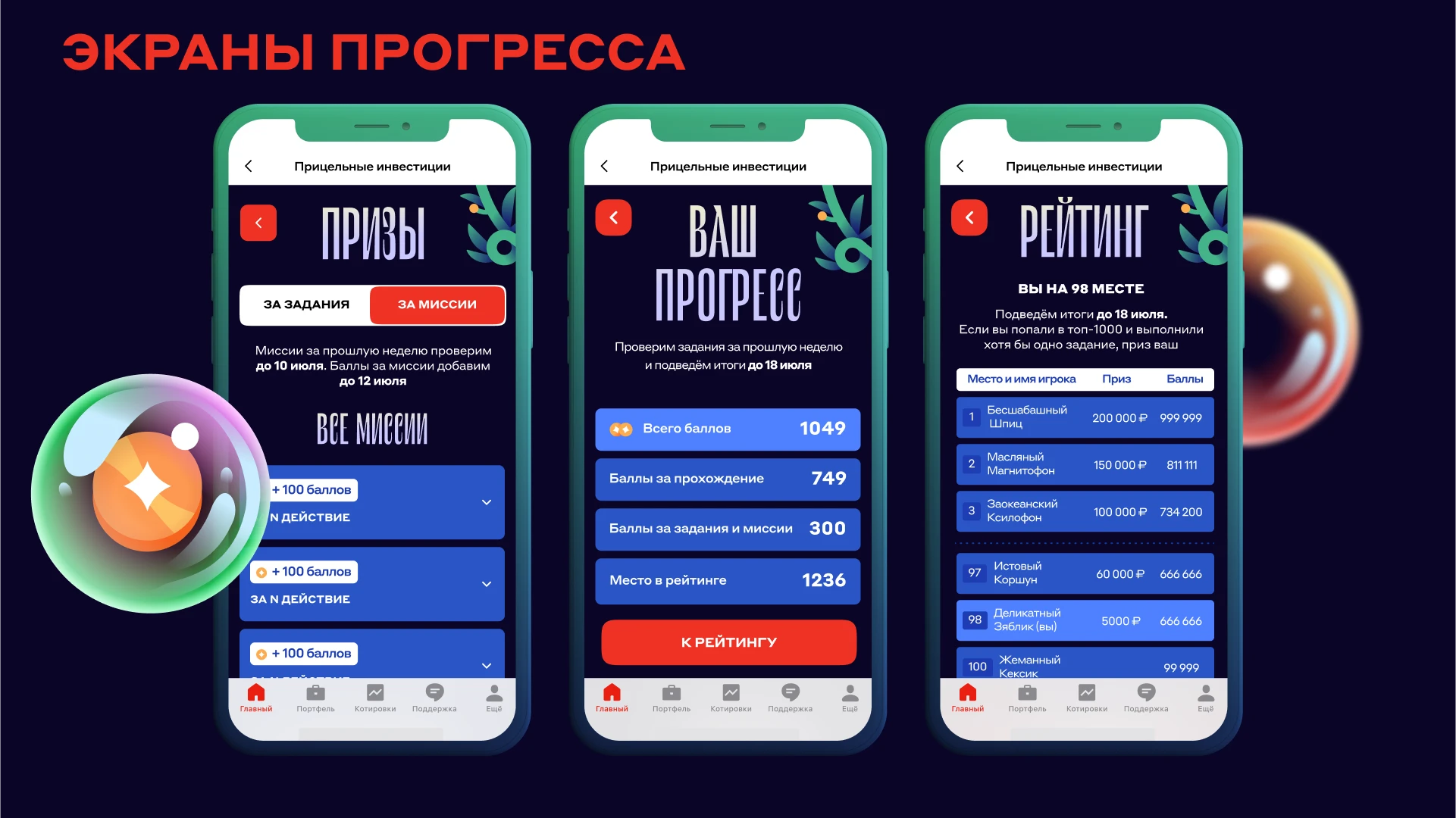 Прицельные инвестиции — Изображение №8 — Интерфейсы, Иллюстрация на Dprofile