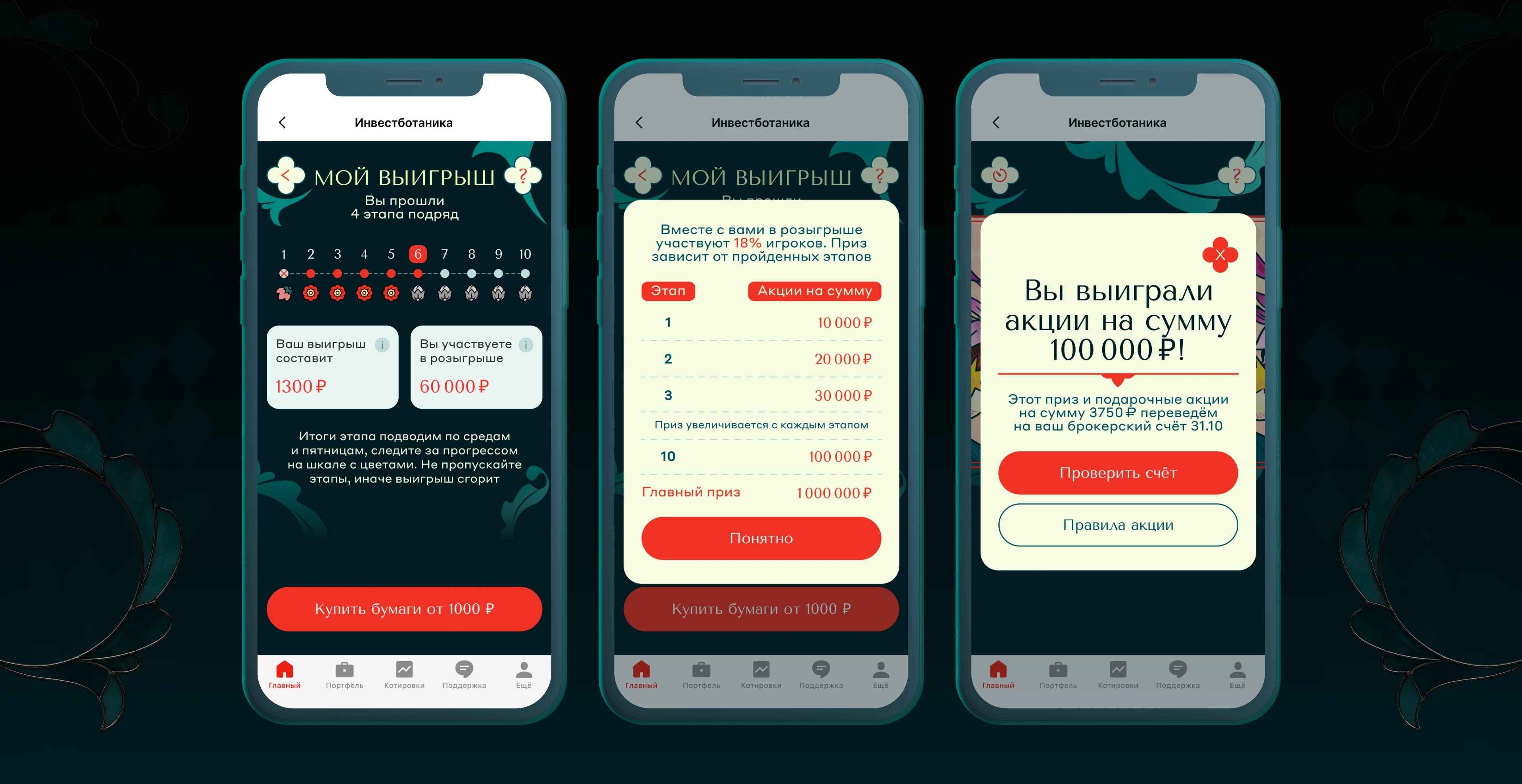 Инвестботаника — Изображение №5 — Интерфейсы, Иллюстрация на Dprofile
