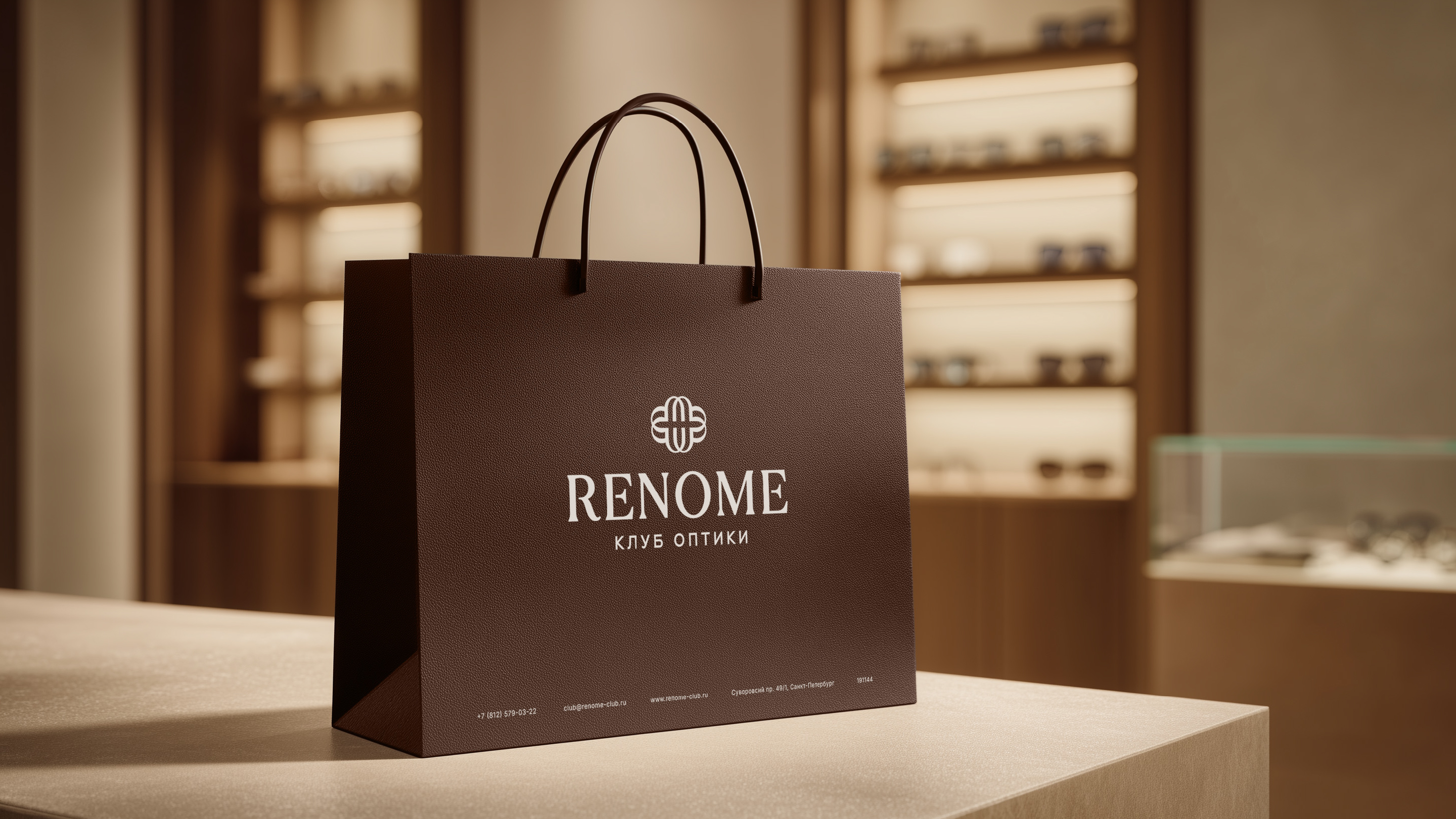 RENOME | Редизайн айдентики для салона оптики — Изображение №10 — Брендинг на Dprofile