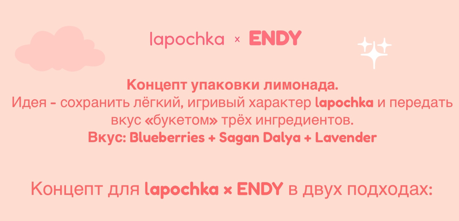 Lapochka × Endy - концепт упаковки лимонада — Изображение №1 — Брендинг, Иллюстрация на Dprofile