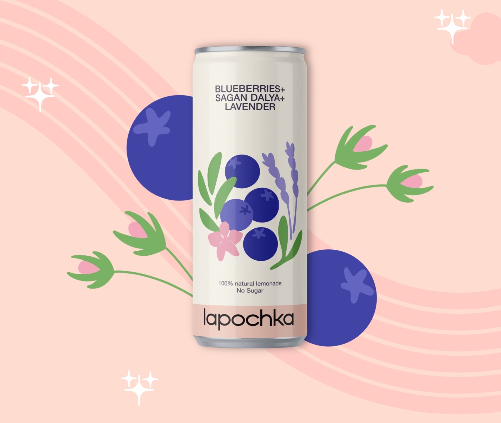 Lapochka × Endy - концепт упаковки лимонада — Изображение №3 — Брендинг, Иллюстрация на Dprofile