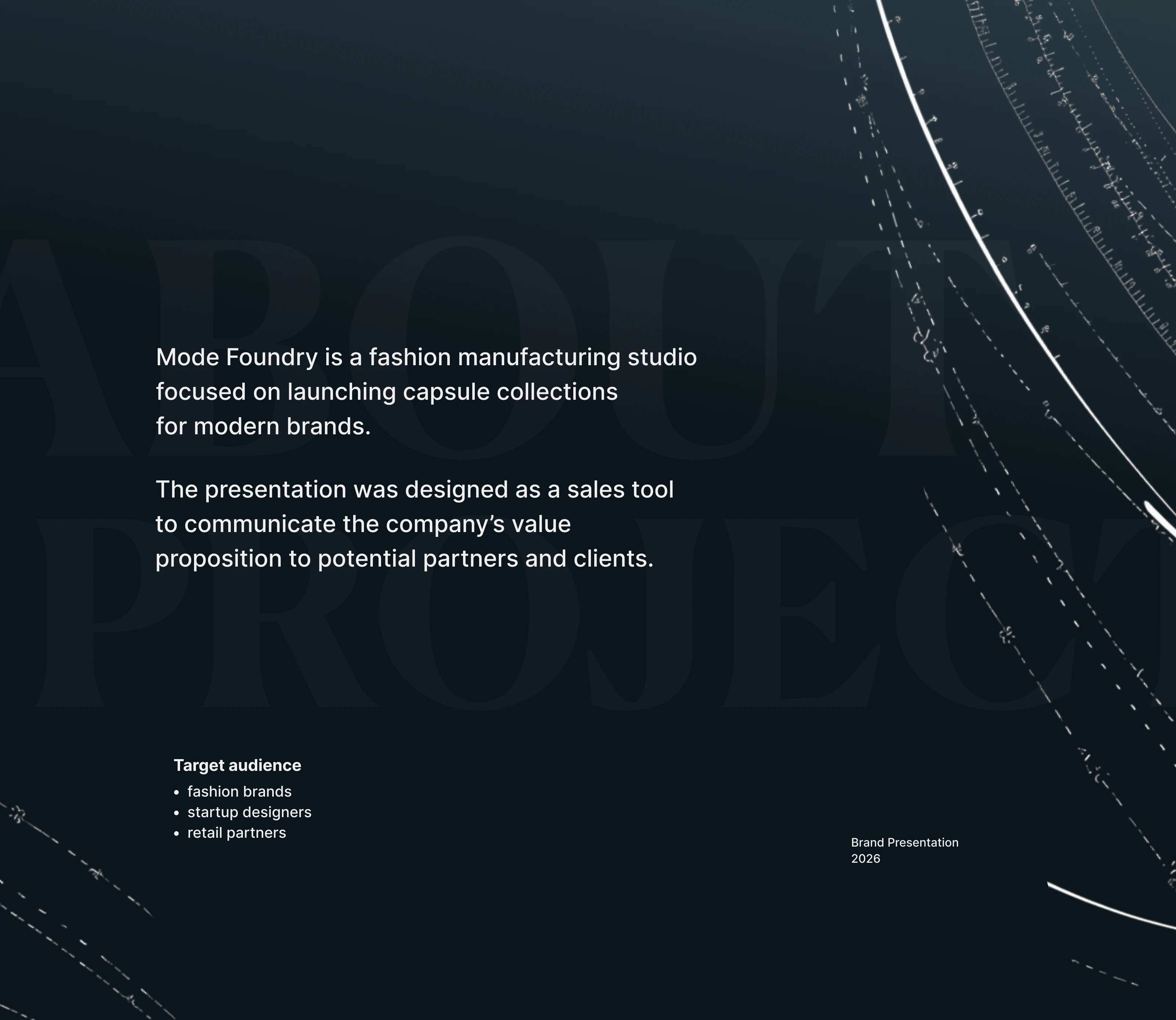 MODE FOUNDRY — Fashion Presentation Design — Изображение №2 — Графика, Маркетинг на Dprofile