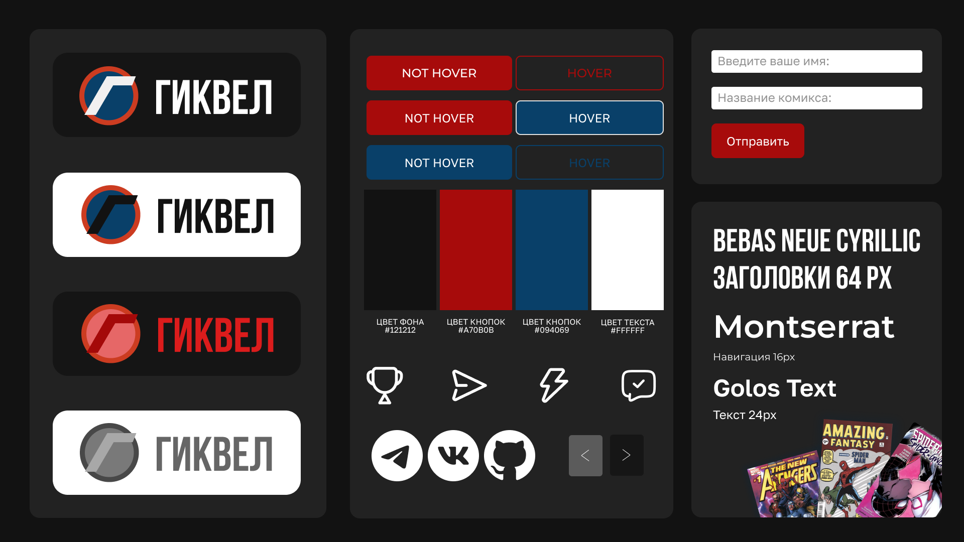 ГИКВЕЛ — Изображение №3 — Интерфейсы на Dprofile