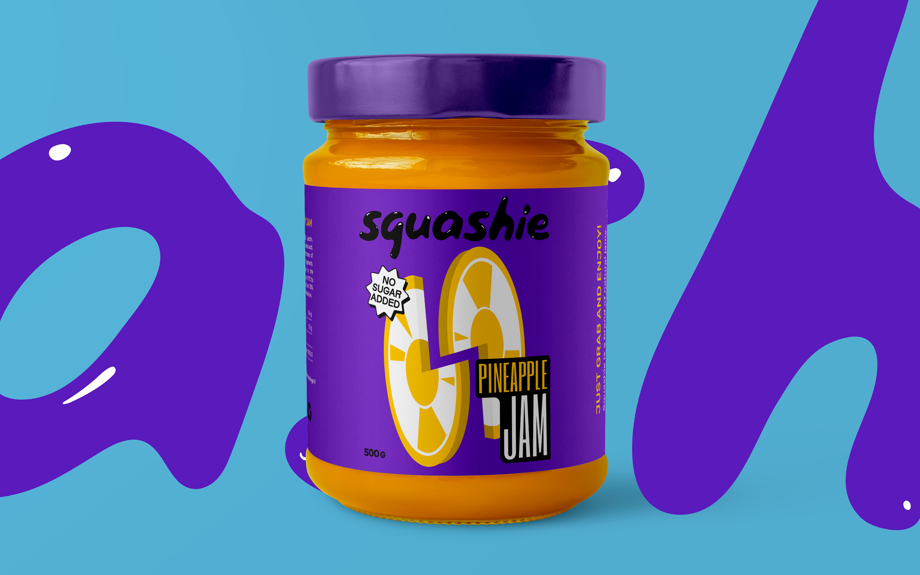 Упаковка джема SQUASHIE — Изображение №3 — Брендинг, Графика на Dprofile