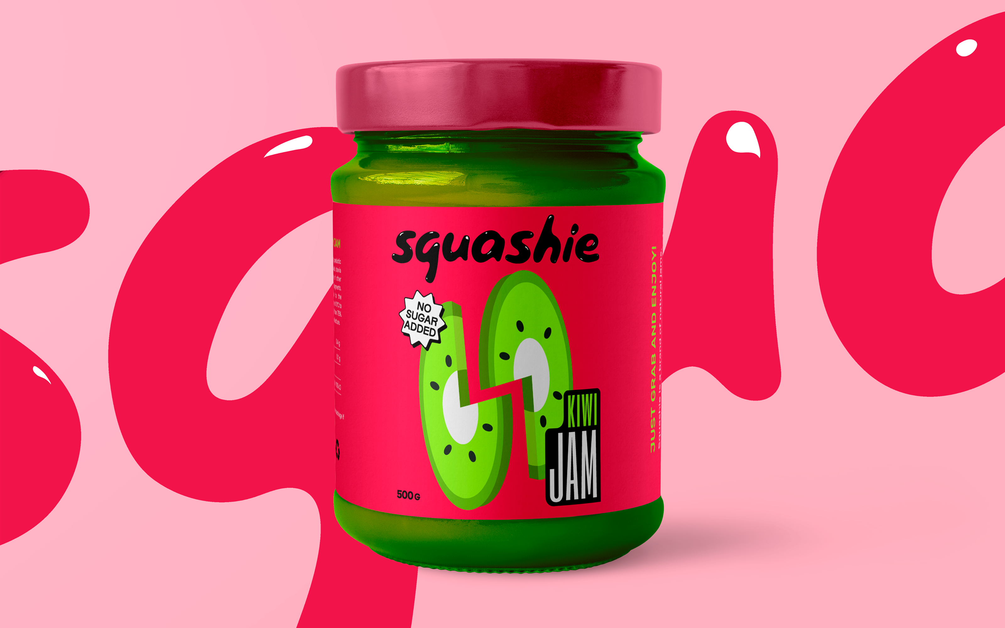 Упаковка джема SQUASHIE — Изображение №2 — Брендинг, Графика на Dprofile